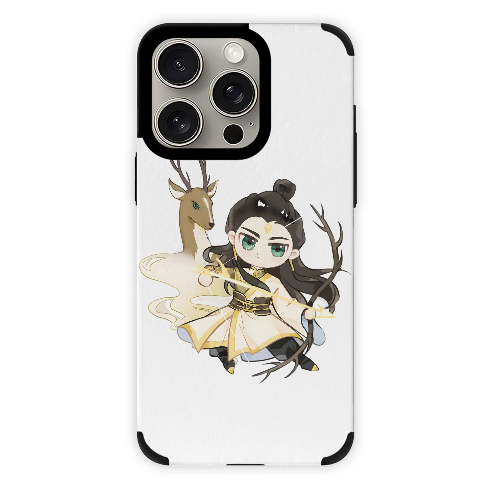 （画像用） Ne Zha 2 ナタ 魔童の大暴れ 【iPhone15ProMax対応】 PUレザー スマホケース 耐衝撃＆黄変防止