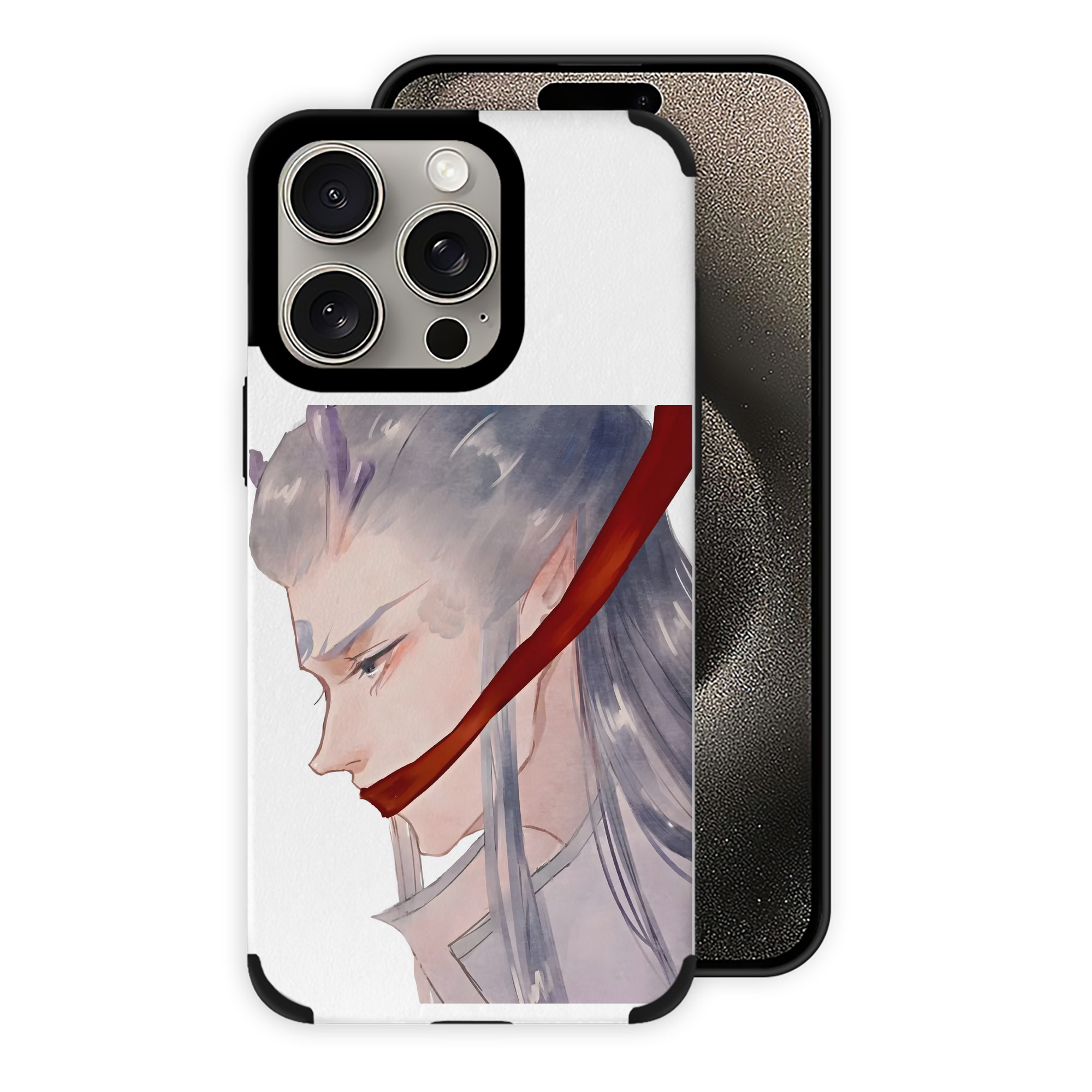 （画像用） Ne Zha 2 ナタ 魔童の大暴れ 【iPhone15ProMax対応】 PUレザー スマホケース 耐衝撃＆黄変防止