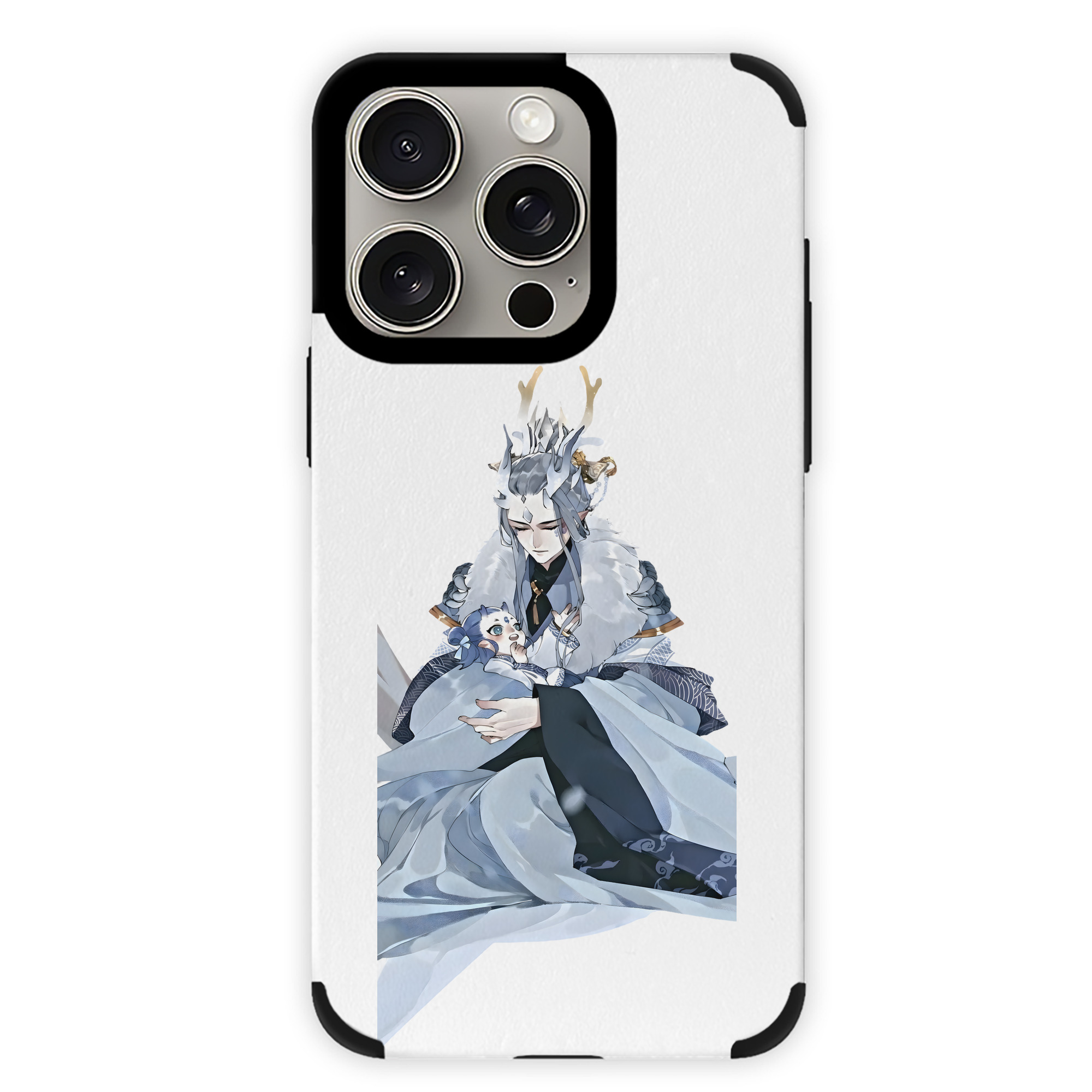 （画像用） Ne Zha 2 ナタ 魔童の大暴れ 【iPhone15ProMax対応】 PUレザー スマホケース 耐衝撃＆黄変防止