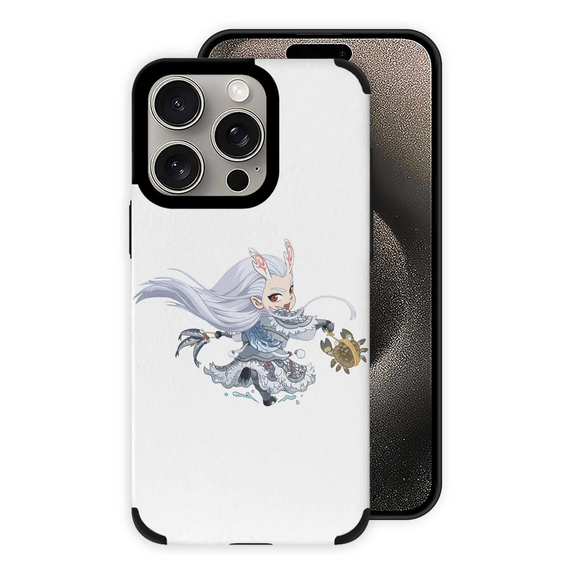 Ne Zha 2 ナタ 魔童の大暴れ 【iPhone15ProMax対応】 PUレザー スマホケース 耐衝撃＆黄変防止