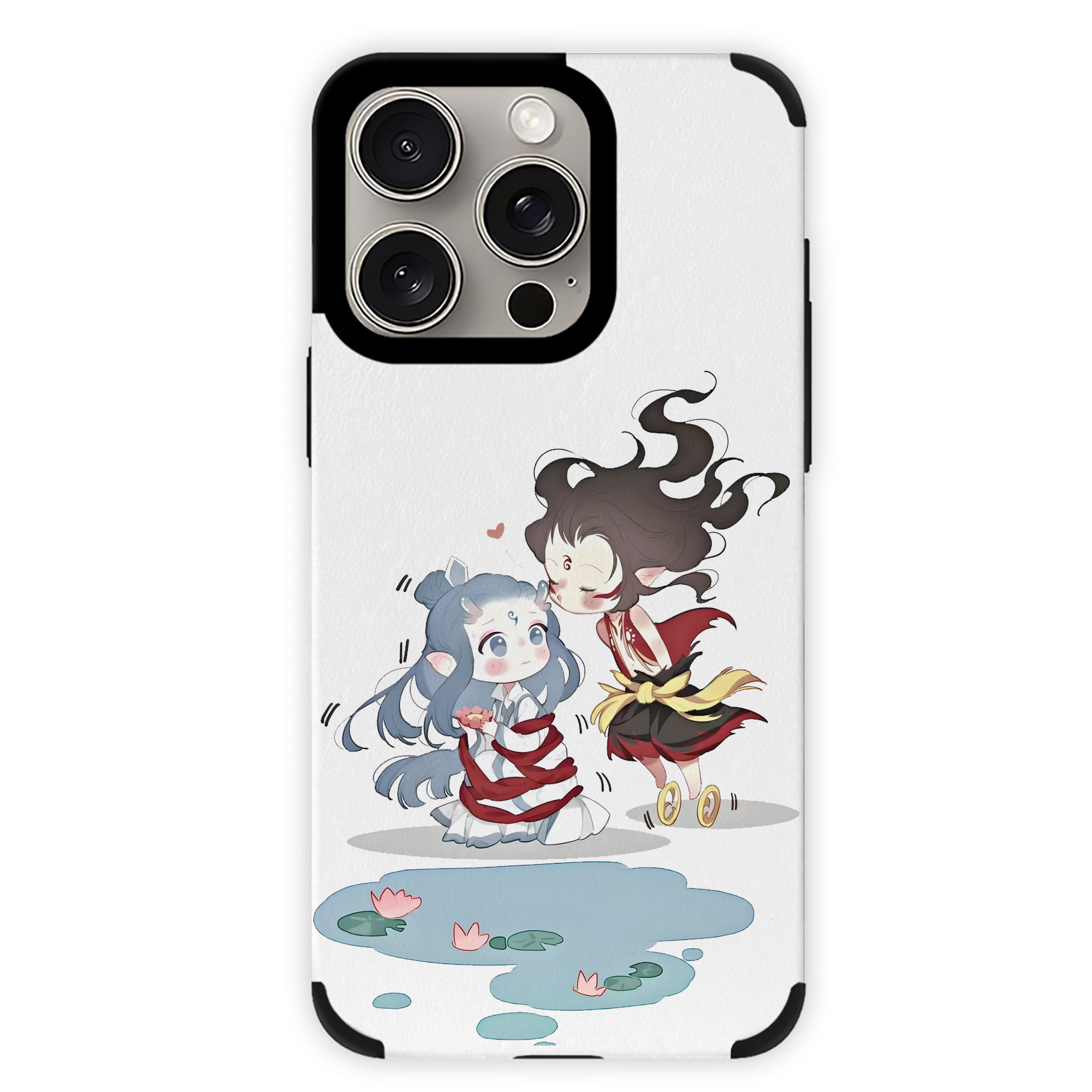 （画像用） Ne Zha 2 ナタ 魔童の大暴れ 【iPhone15ProMax対応】 PUレザー スマホケース 耐衝撃＆黄変防止