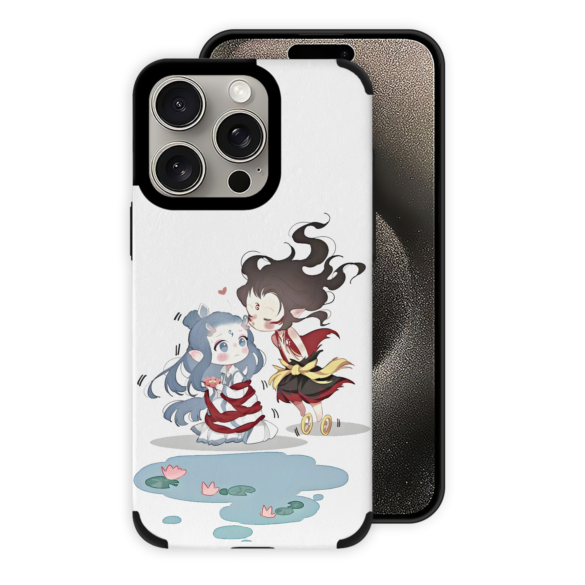 （画像用） Ne Zha 2 ナタ 魔童の大暴れ 【iPhone15ProMax対応】 PUレザー スマホケース 耐衝撃＆黄変防止