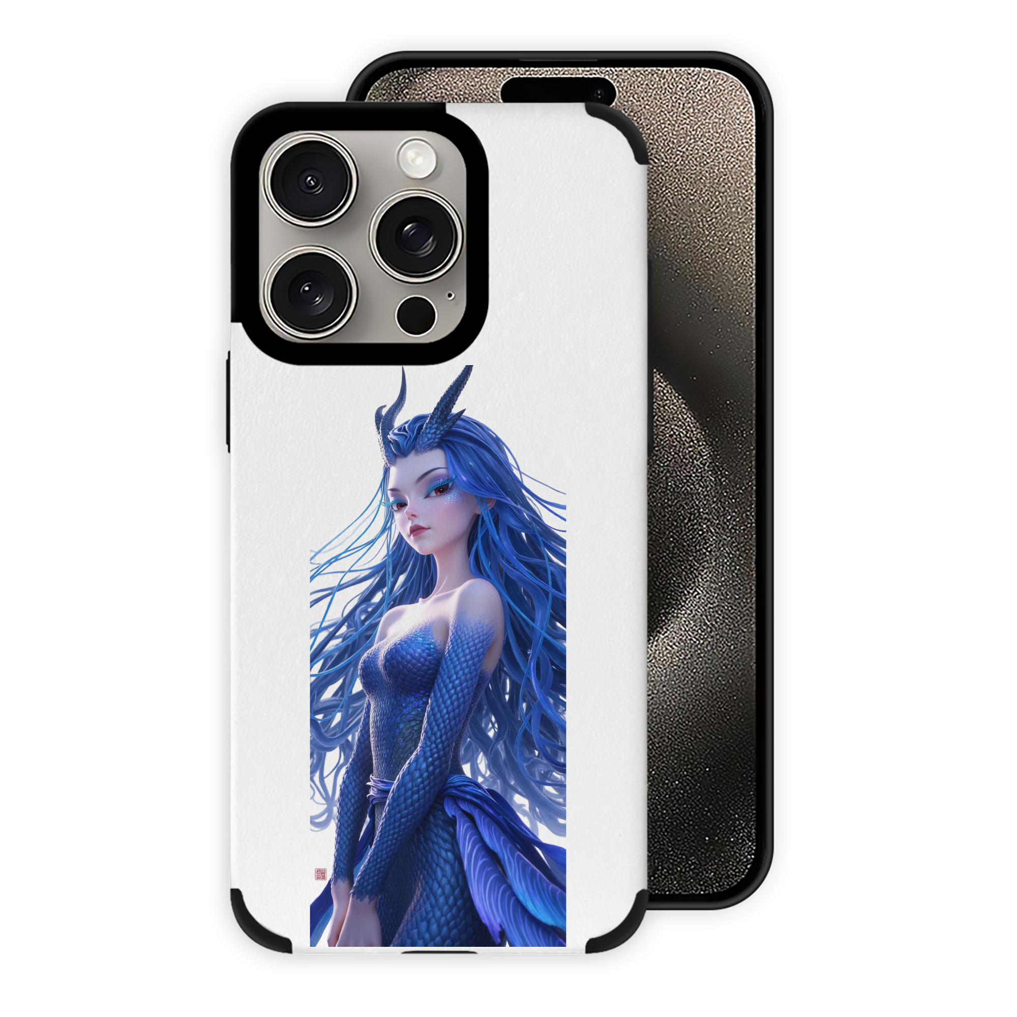 （画像用） Ne Zha 2 ナタ 魔童の大暴れ 【iPhone15ProMax対応】 PUレザー スマホケース 耐衝撃＆黄変防止