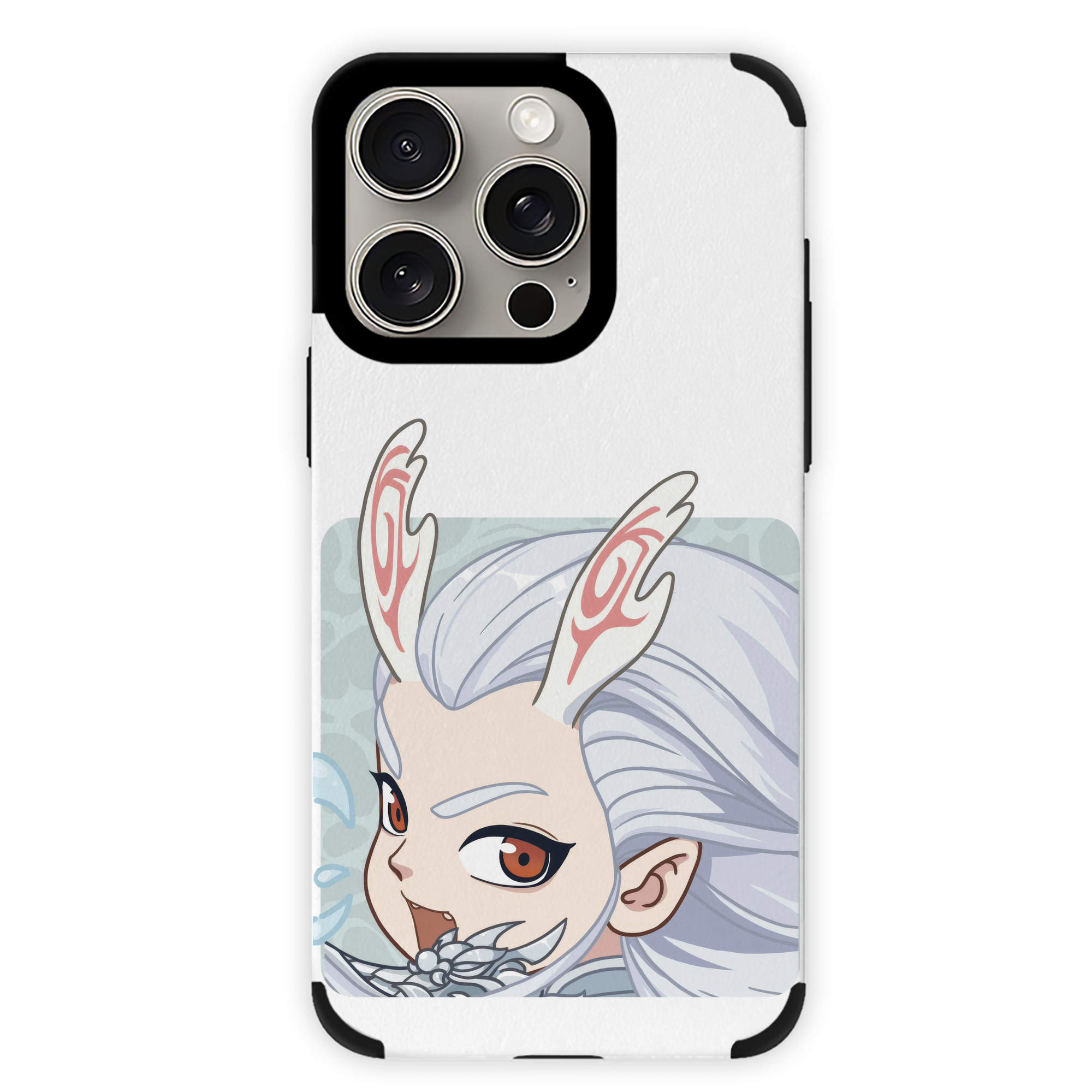 （画像用） Ne Zha 2 ナタ 魔童の大暴れ 【iPhone15ProMax対応】 PUレザー スマホケース 耐衝撃＆黄変防止
