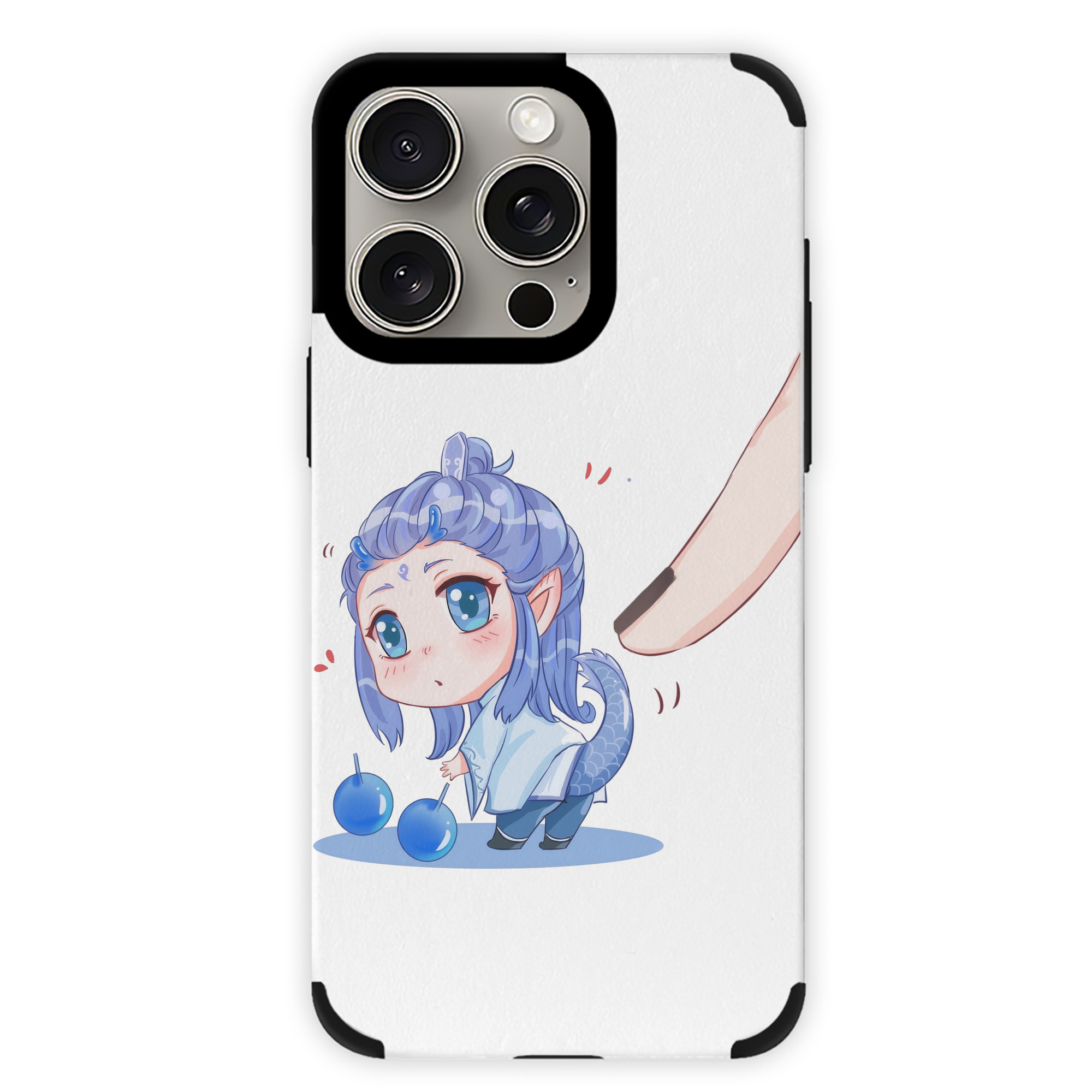 （画像用） Ne Zha 2 ナタ 魔童の大暴れ 【iPhone15ProMax対応】 PUレザー スマホケース 耐衝撃＆黄変防止