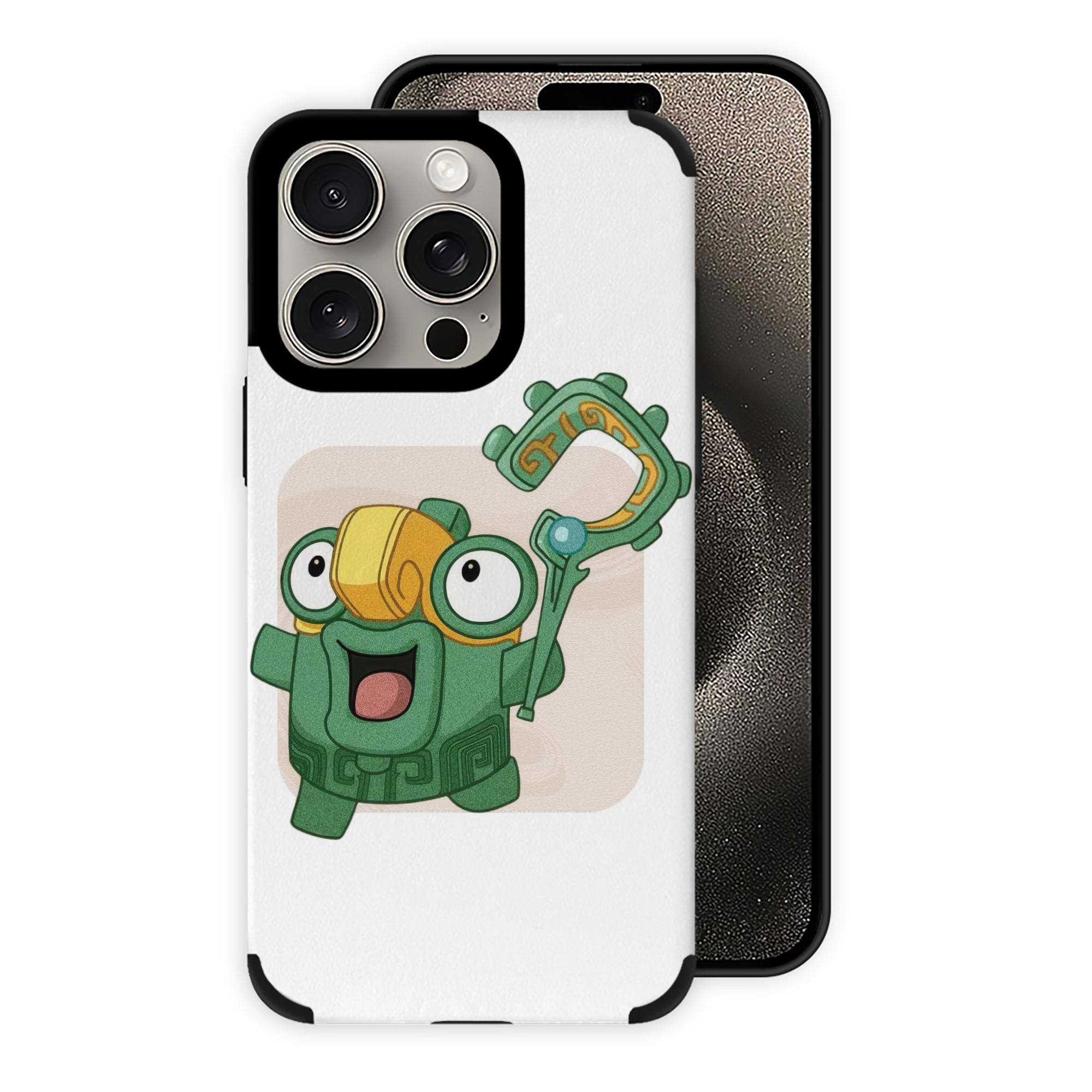 （画像用） Ne Zha 2 ナタ 魔童の大暴れ 【iPhone15ProMax対応】 PUレザー スマホケース 耐衝撃＆黄変防止