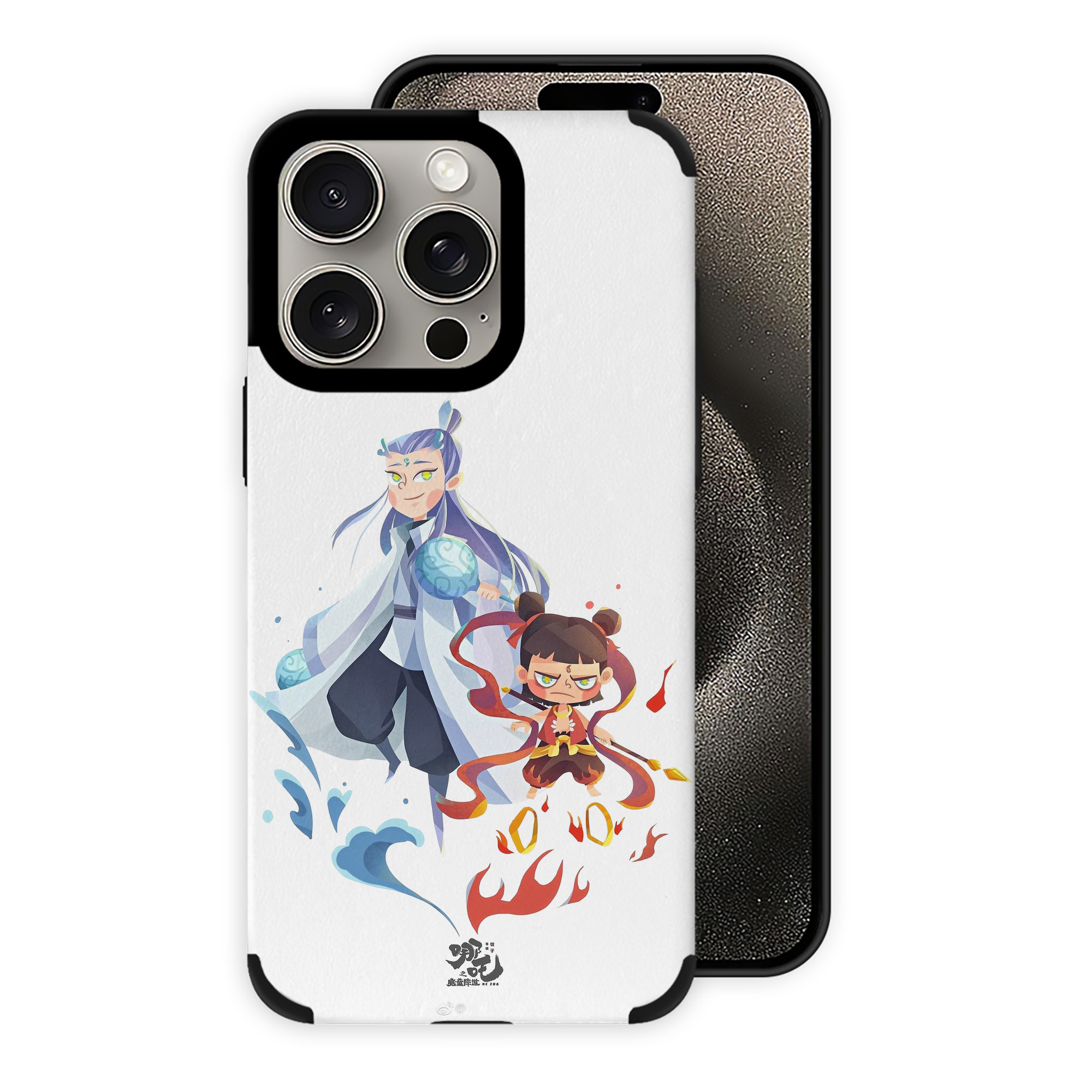 Ne Zha 2 ナタ 魔童の大暴れ 【iPhone15ProMax対応】 PUレザー スマホケース 耐衝撃＆黄変防止