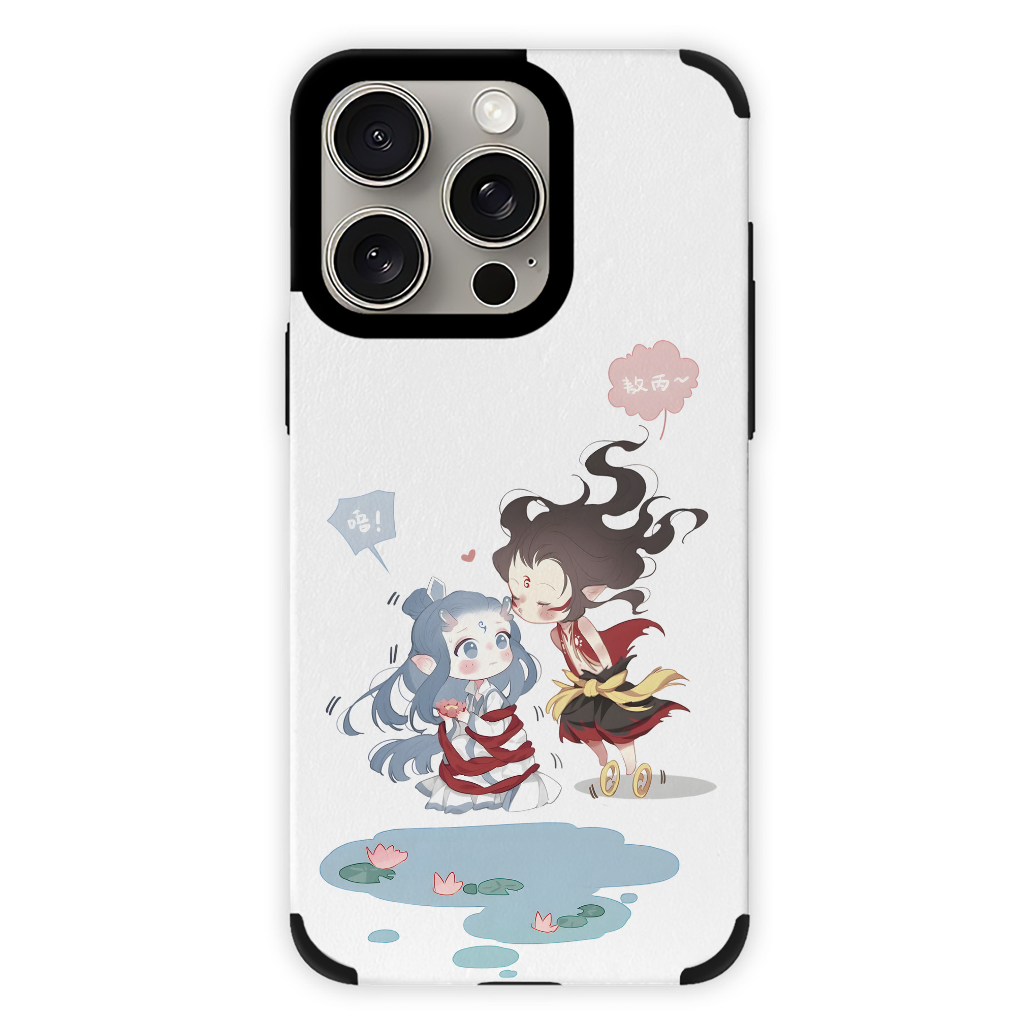 （画像用） Ne Zha 2 ナタ 魔童の大暴れ 【iPhone15ProMax対応】 PUレザー スマホケース 耐衝撃＆黄変防止