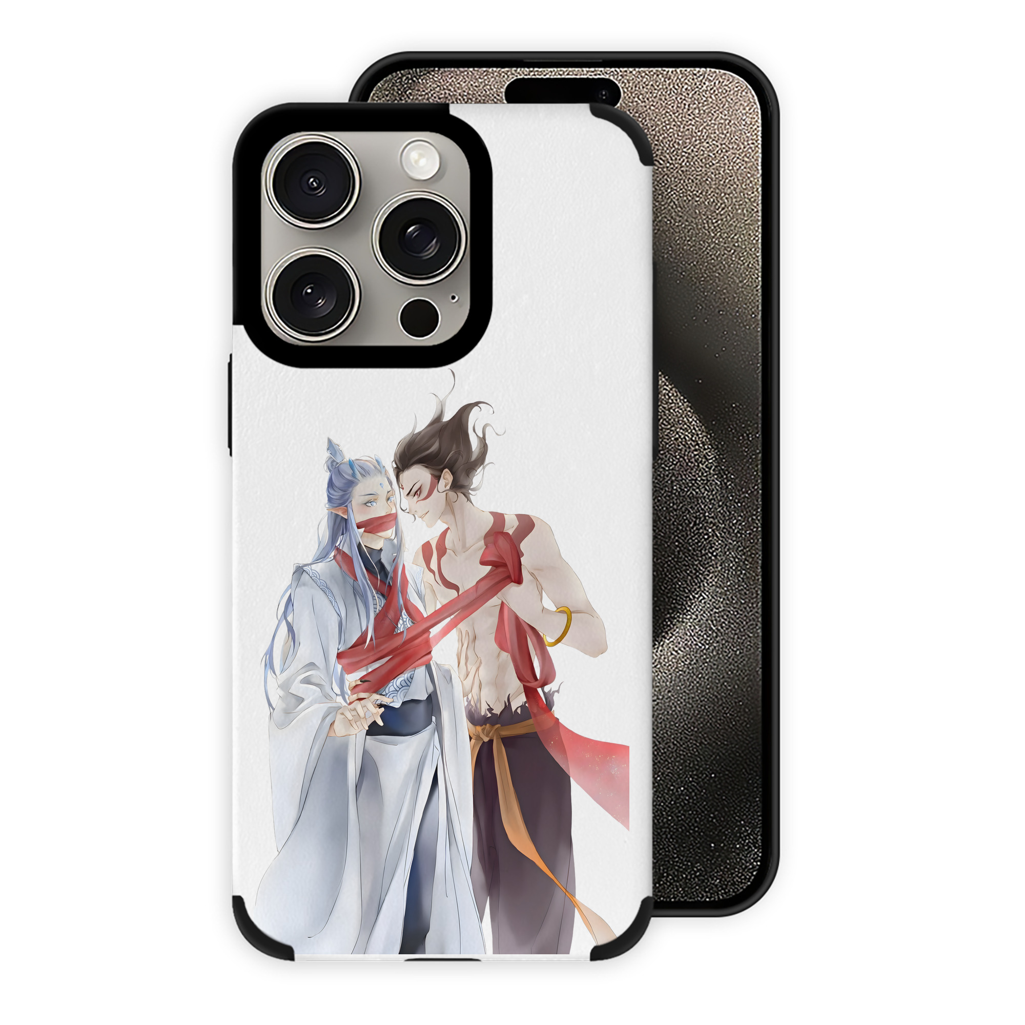 Ne Zha 2 ナタ 魔童の大暴れ 【iPhone15ProMax対応】 PUレザー スマホケース 耐衝撃＆黄変防止