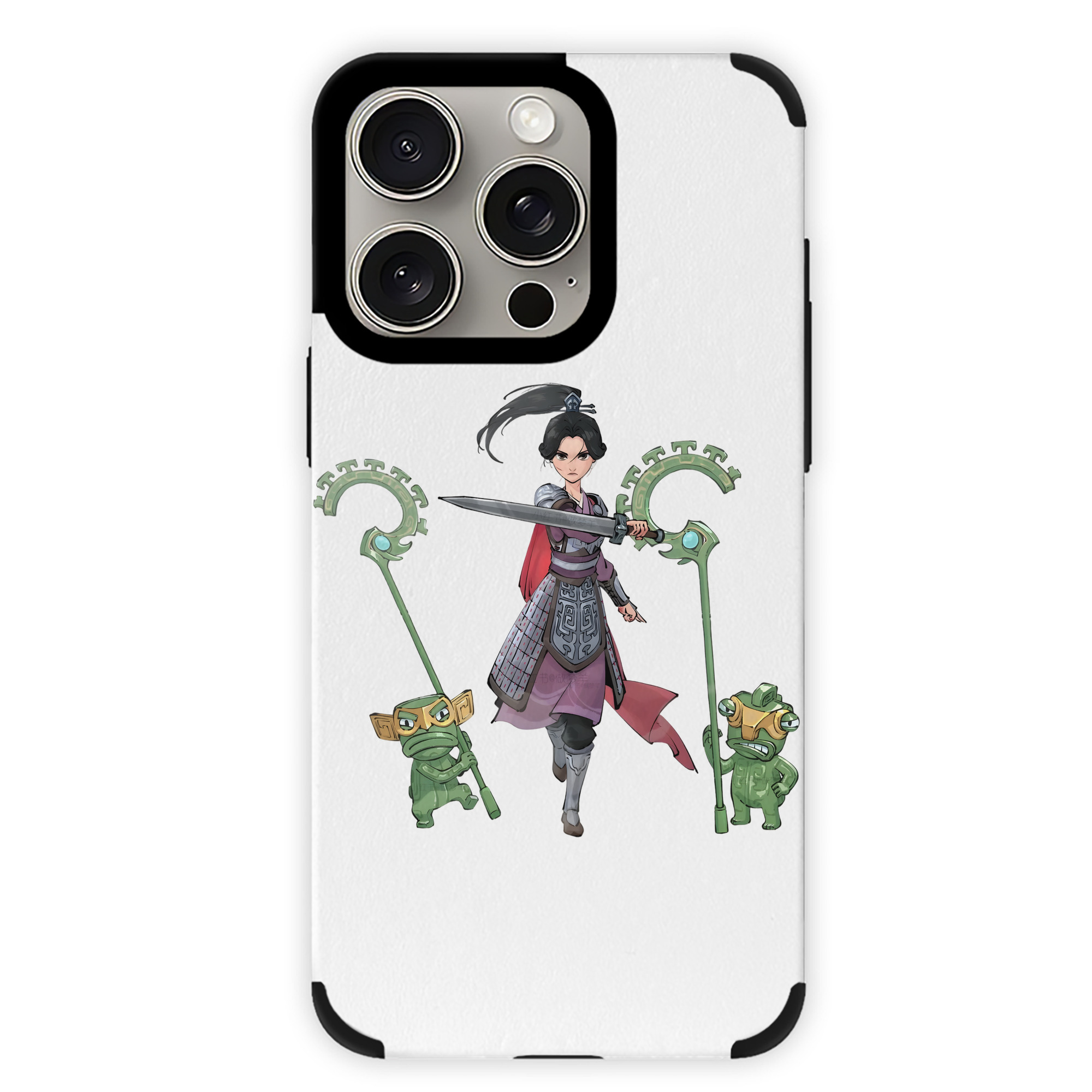 （画像用） Ne Zha 2 ナタ 魔童の大暴れ 【iPhone15ProMax対応】 PUレザー スマホケース 耐衝撃＆黄変防止