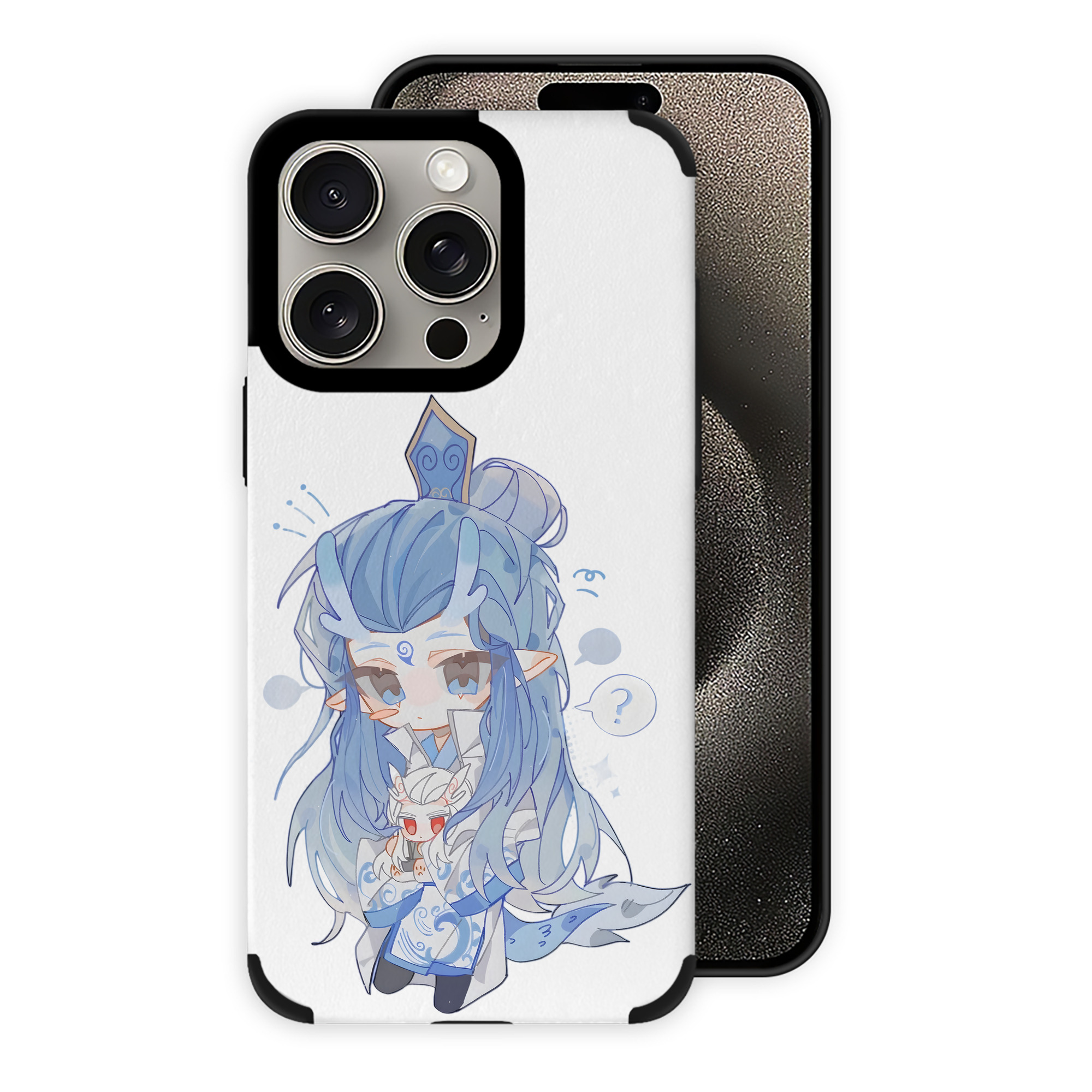 （画像用） Ne Zha 2 ナタ 魔童の大暴れ 【iPhone15ProMax対応】 PUレザー スマホケース 耐衝撃＆黄変防止