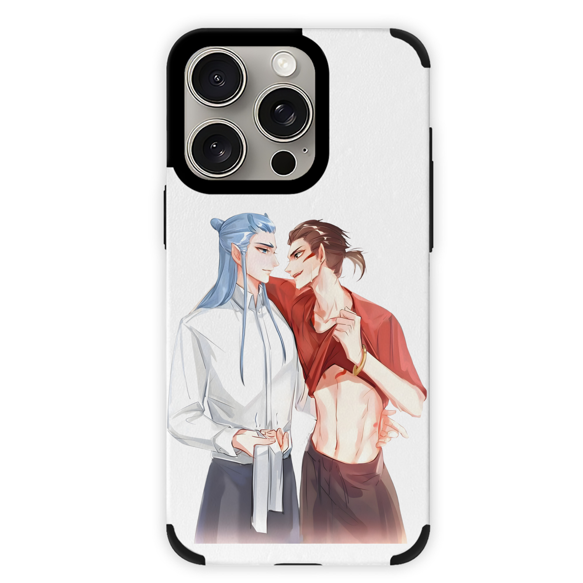 （画像用） Ne Zha 2 ナタ 魔童の大暴れ 【iPhone15ProMax対応】 PUレザー スマホケース 耐衝撃＆黄変防止