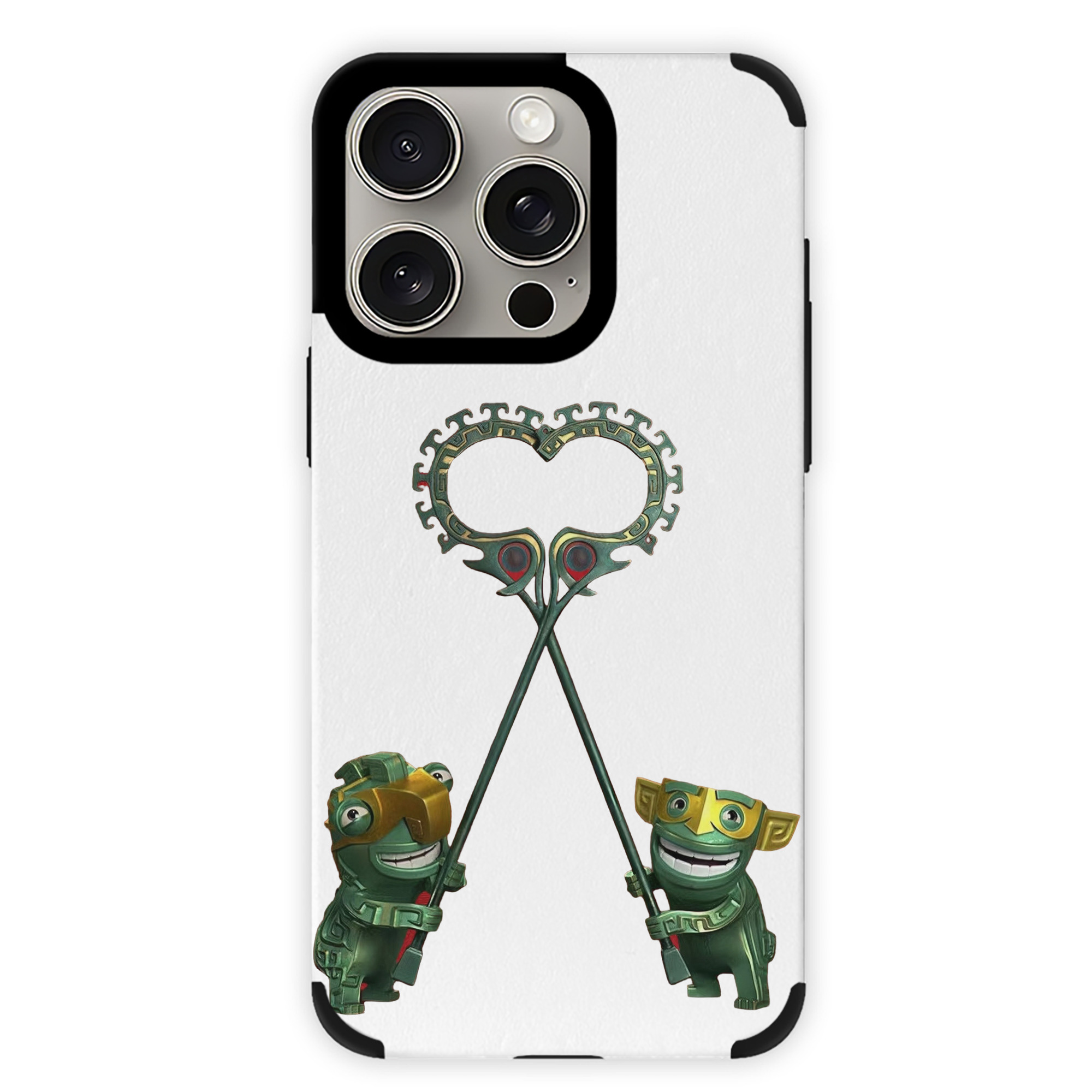 （画像用） Ne Zha 2 ナタ 魔童の大暴れ 【iPhone15ProMax対応】 PUレザー スマホケース 耐衝撃＆黄変防止