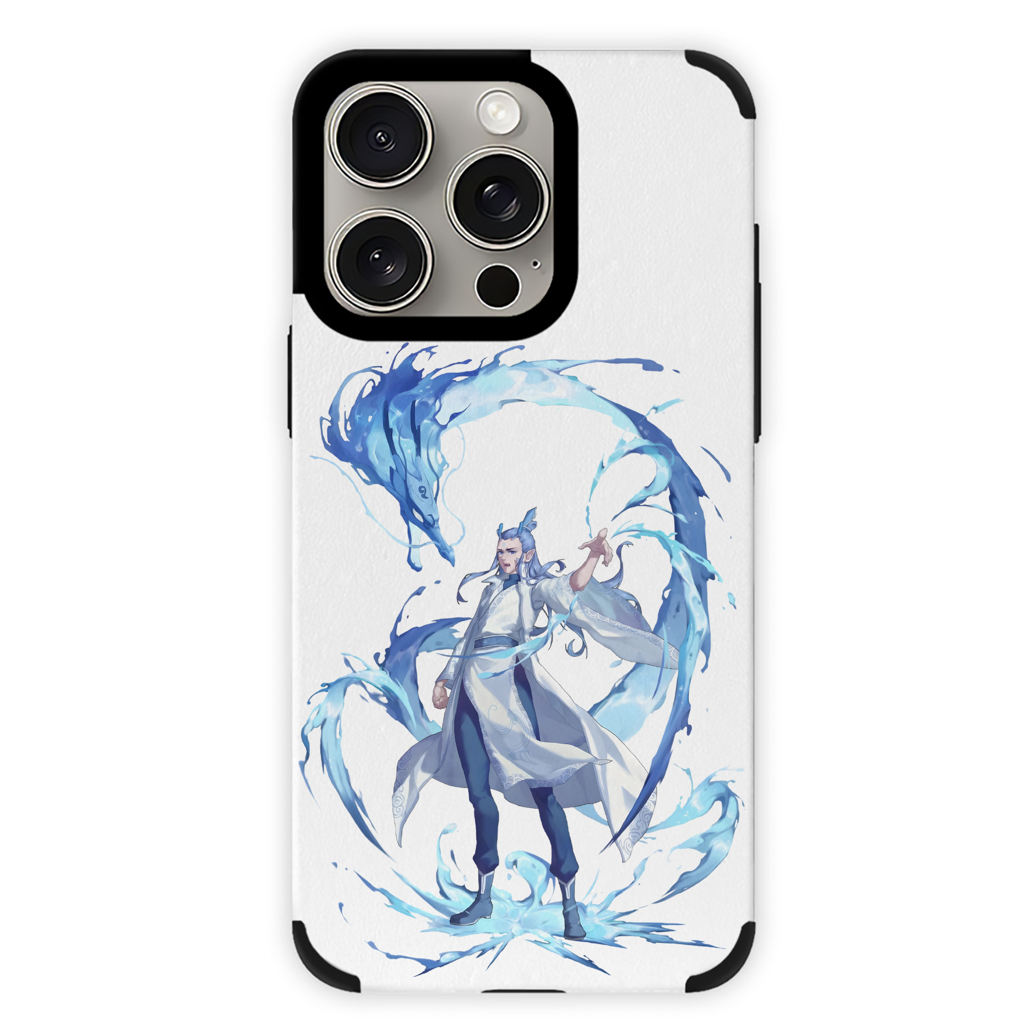 （画像用） Ne Zha 2 ナタ 魔童の大暴れ 【iPhone15ProMax対応】 PUレザー スマホケース 耐衝撃＆黄変防止