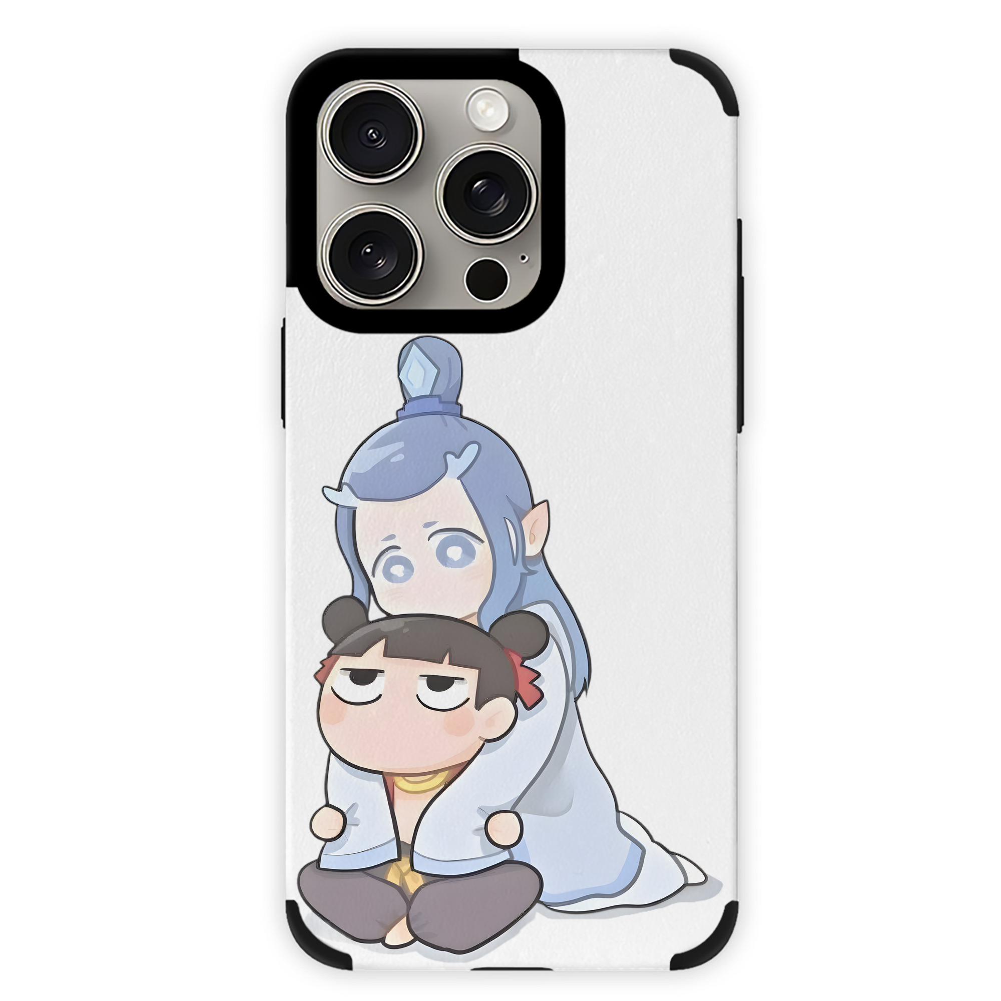 （画像用） Ne Zha 2 ナタ 魔童の大暴れ 【iPhone15ProMax対応】 PUレザー スマホケース 耐衝撃＆黄変防止