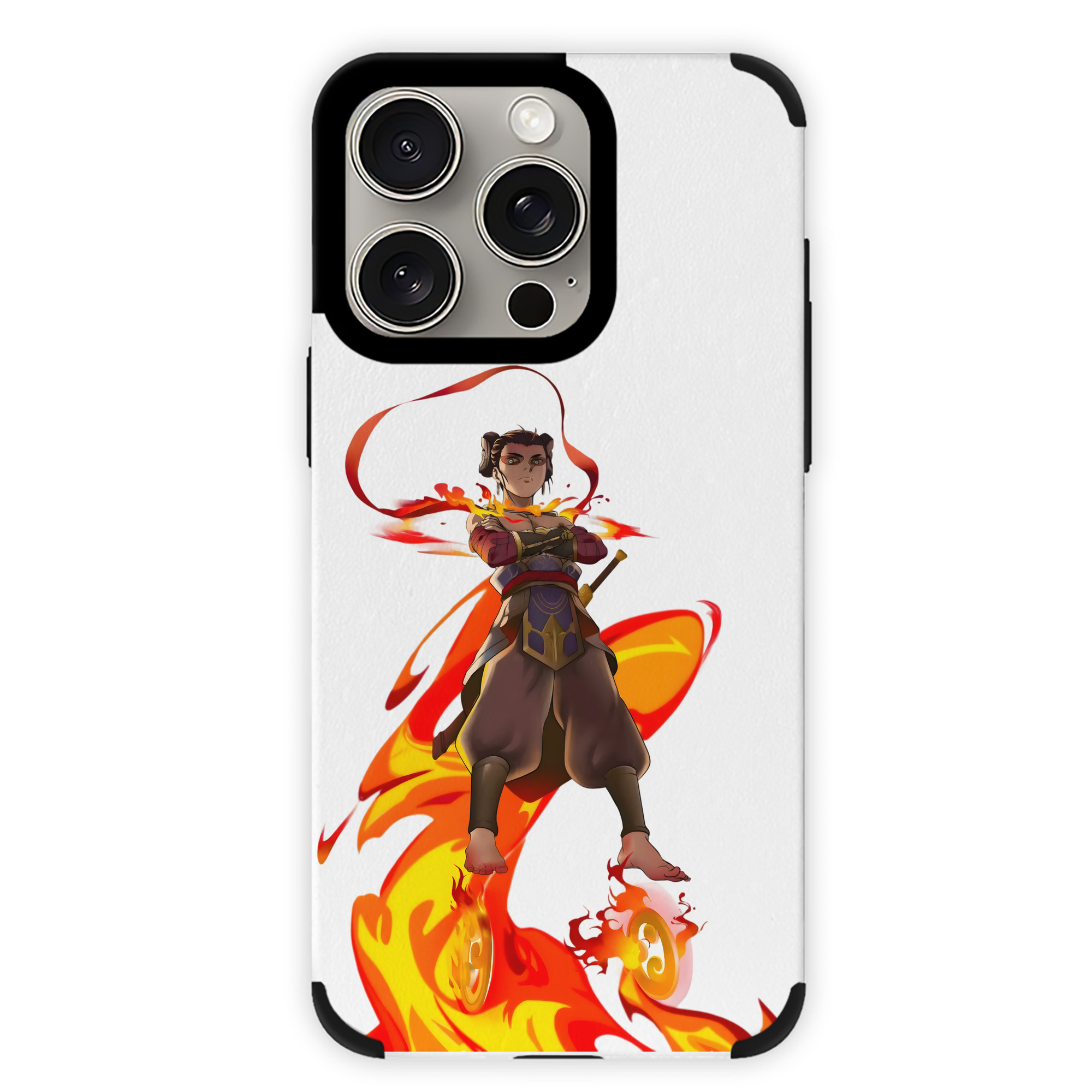 （画像用） Ne Zha 2 ナタ 魔童の大暴れ 【iPhone15ProMax対応】 PUレザー スマホケース 耐衝撃＆黄変防止