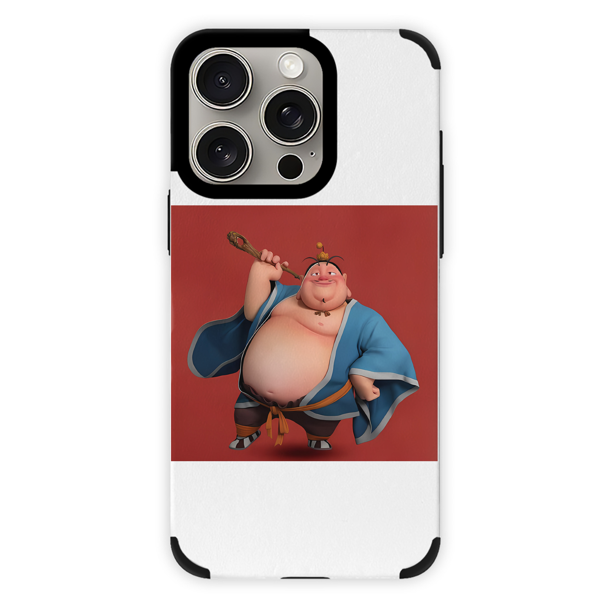 （画像用） Ne Zha 2 ナタ 魔童の大暴れ 【iPhone15ProMax対応】 PUレザー スマホケース 耐衝撃＆黄変防止