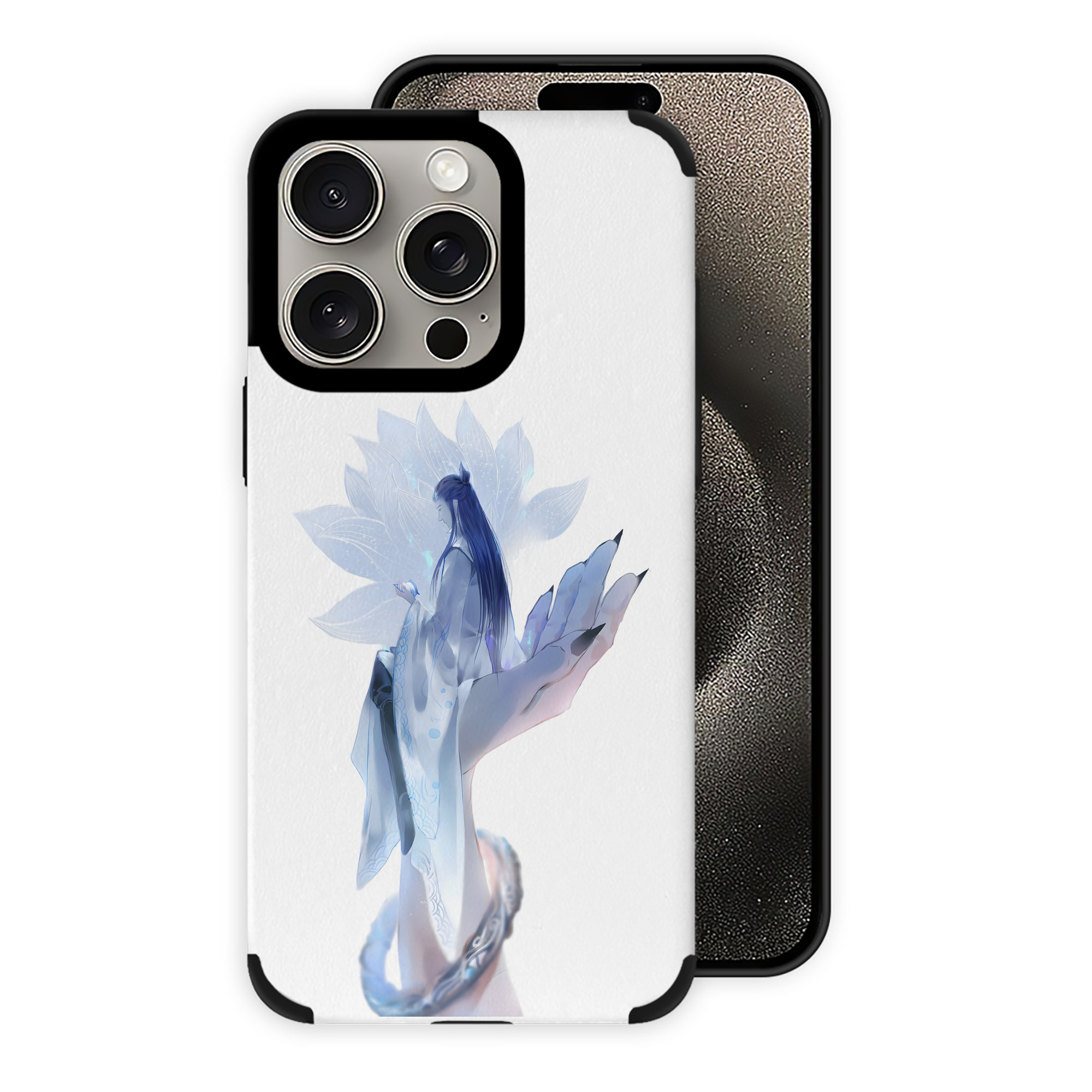 （画像用） Ne Zha 2 ナタ 魔童の大暴れ 【iPhone15ProMax対応】 PUレザー スマホケース 耐衝撃＆黄変防止