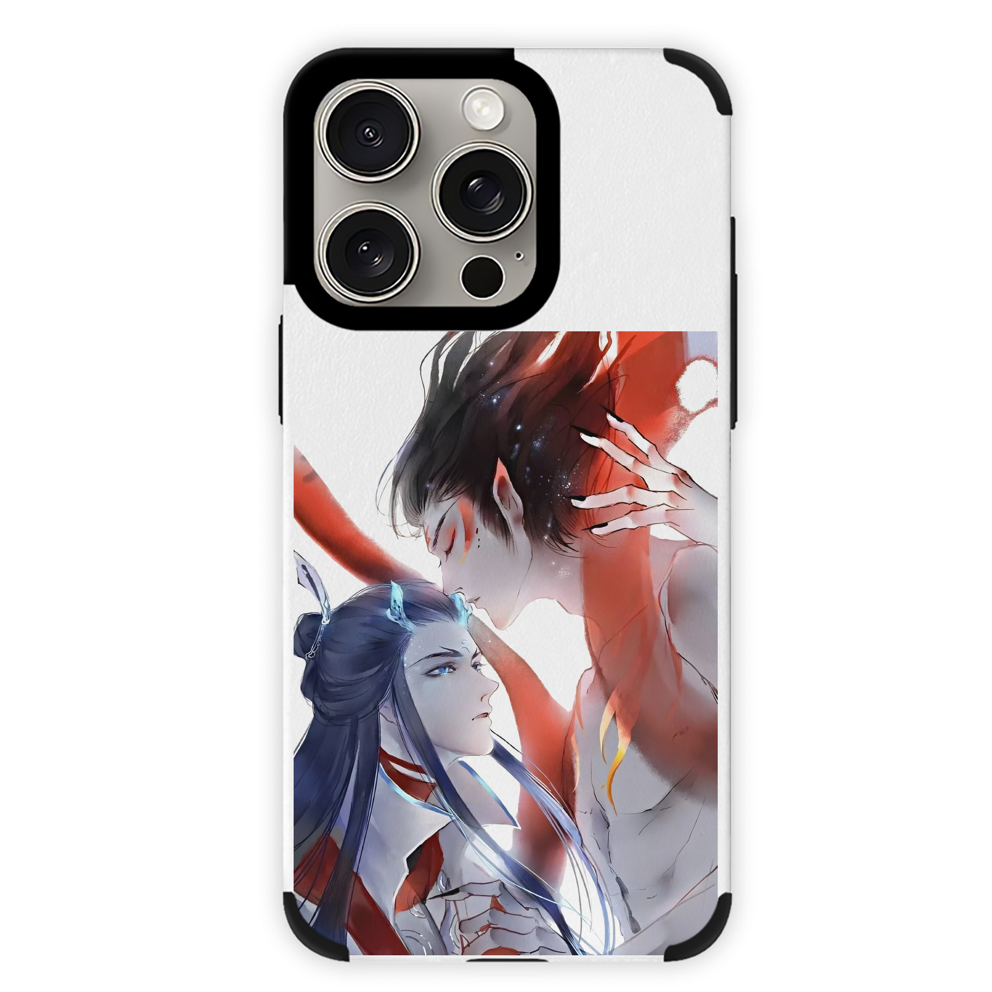 （画像用） Ne Zha 2 ナタ 魔童の大暴れ 【iPhone15ProMax対応】 PUレザー スマホケース 耐衝撃＆黄変防止