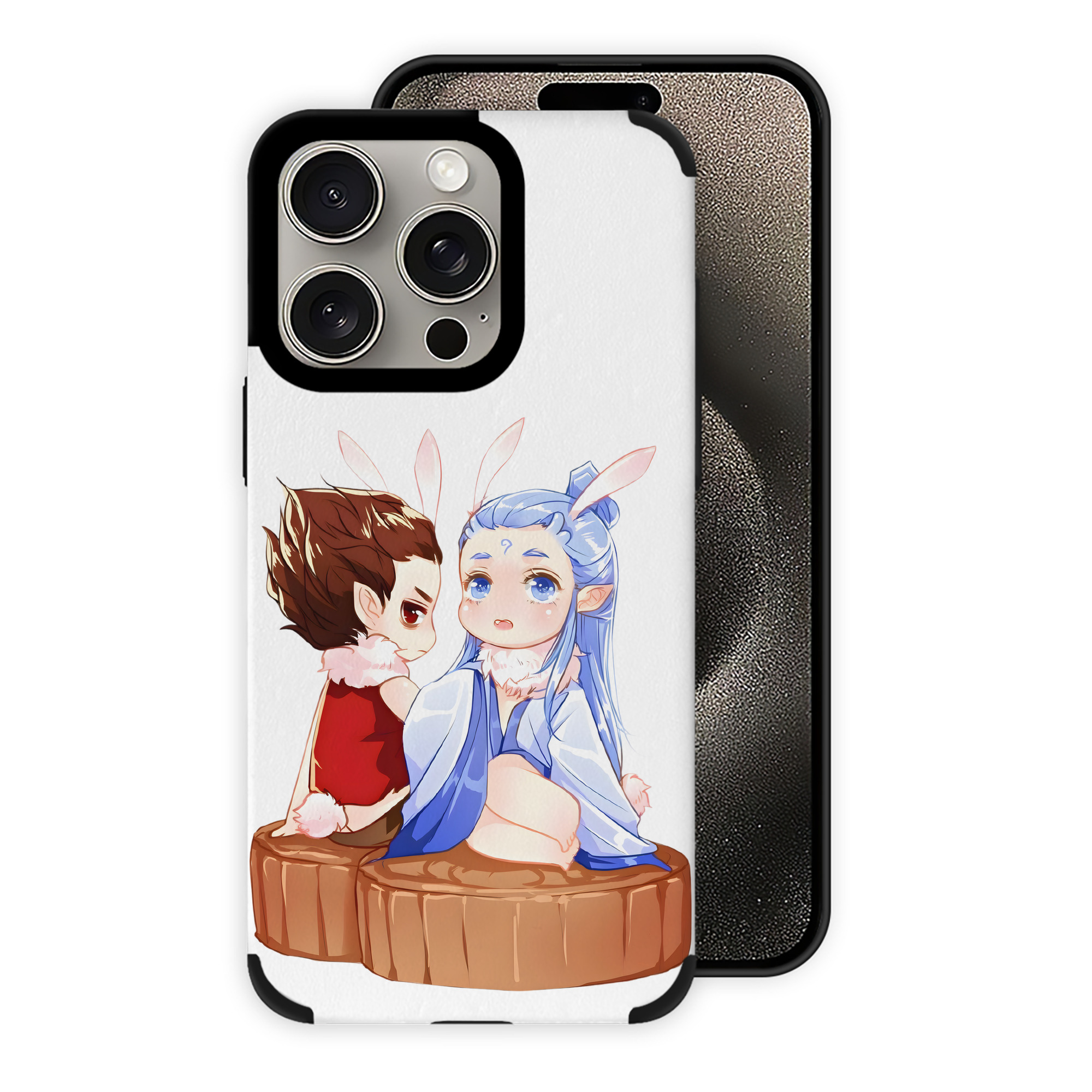 （画像用） Ne Zha 2 ナタ 魔童の大暴れ 【iPhone15ProMax対応】 PUレザー スマホケース 耐衝撃＆黄変防止