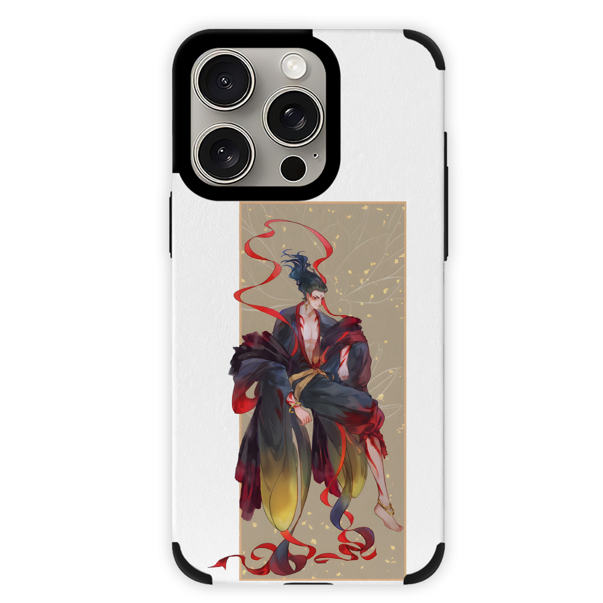 （画像用） Ne Zha 2 ナタ 魔童の大暴れ 【iPhone15ProMax対応】 PUレザー スマホケース 耐衝撃＆黄変防止