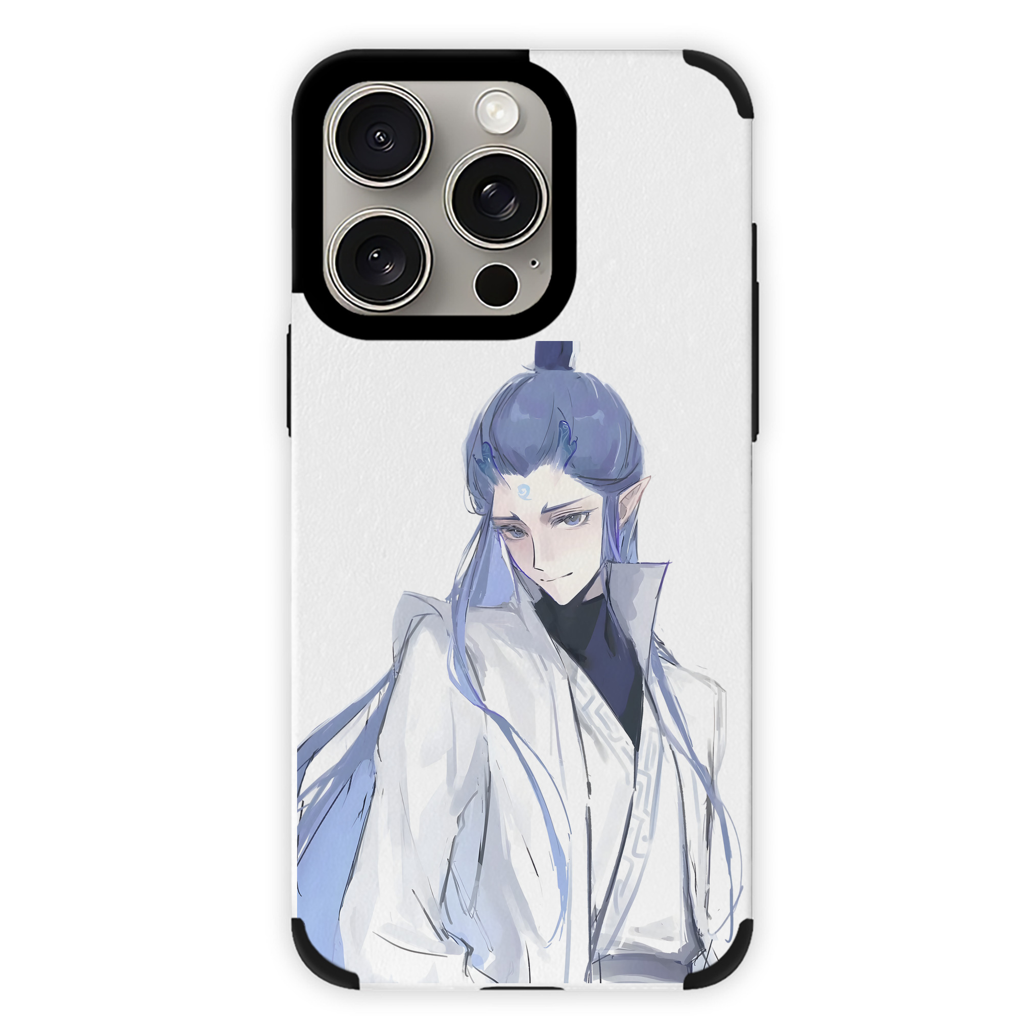 （画像用） Ne Zha 2 ナタ 魔童の大暴れ 【iPhone15ProMax対応】 PUレザー スマホケース 耐衝撃＆黄変防止