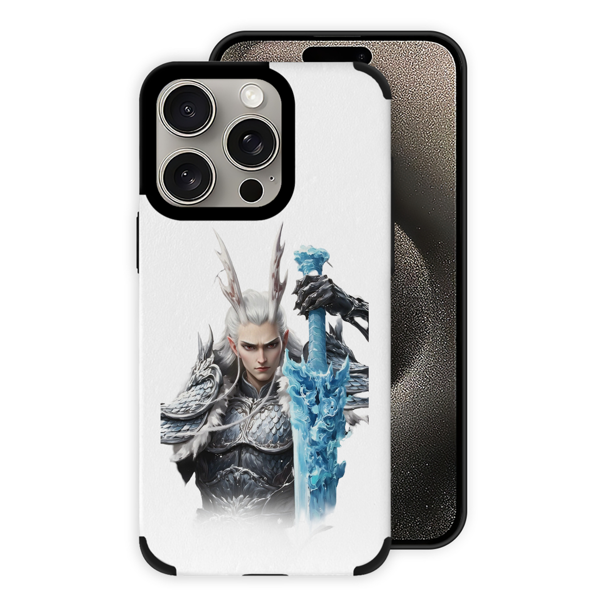 （画像用） Ne Zha 2 ナタ 魔童の大暴れ 【iPhone15ProMax対応】 PUレザー スマホケース 耐衝撃＆黄変防止