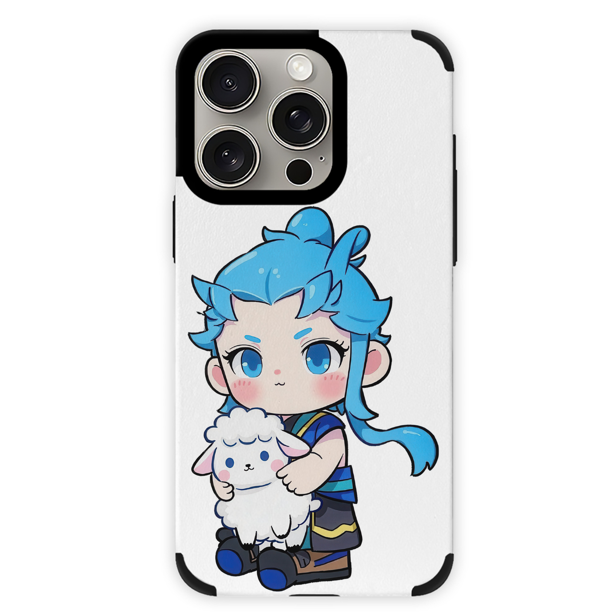 （画像用） Ne Zha 2 ナタ 魔童の大暴れ 【iPhone15ProMax対応】 PUレザー スマホケース 耐衝撃＆黄変防止