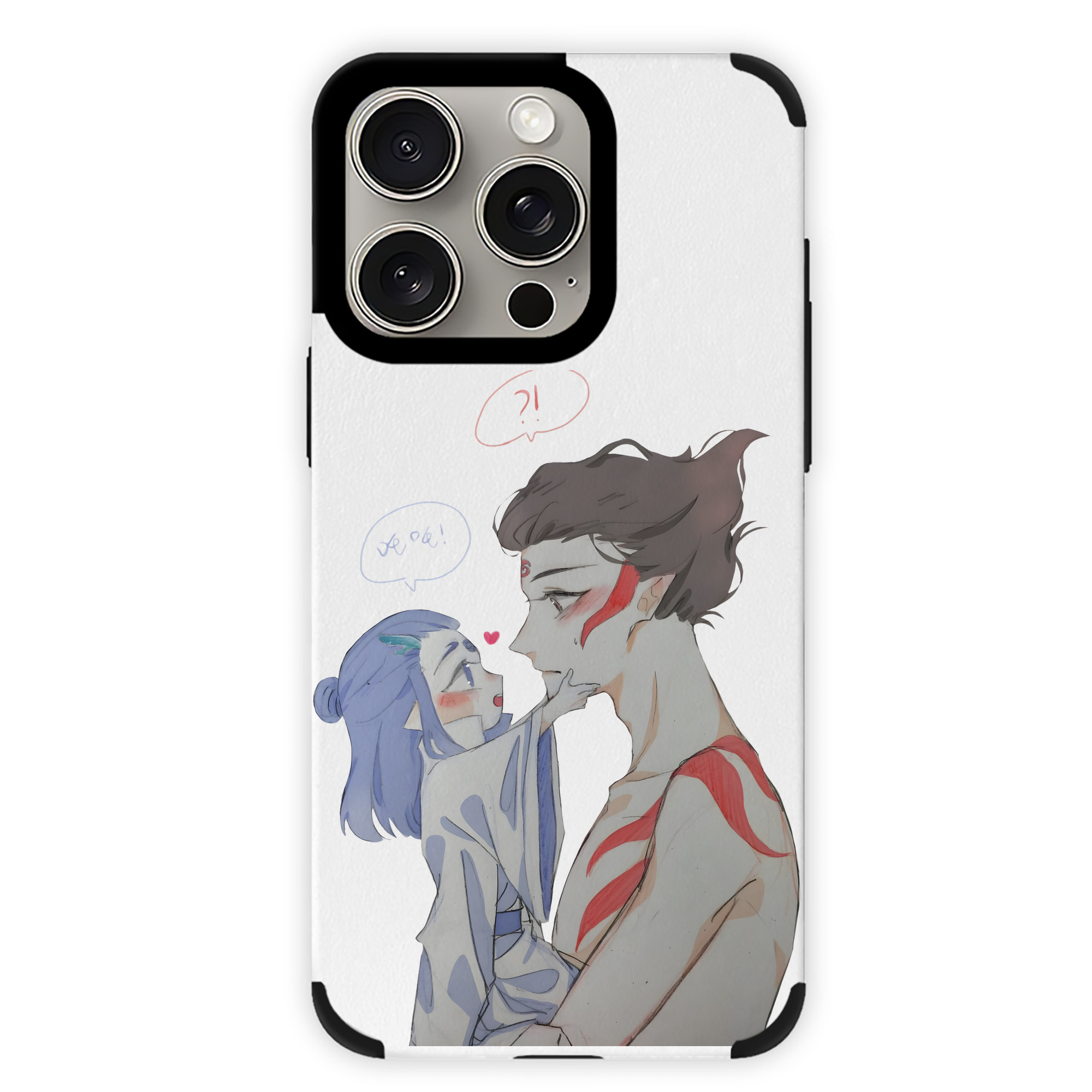（画像用） Ne Zha 2 ナタ 魔童の大暴れ 【iPhone15ProMax対応】 PUレザー スマホケース 耐衝撃＆黄変防止