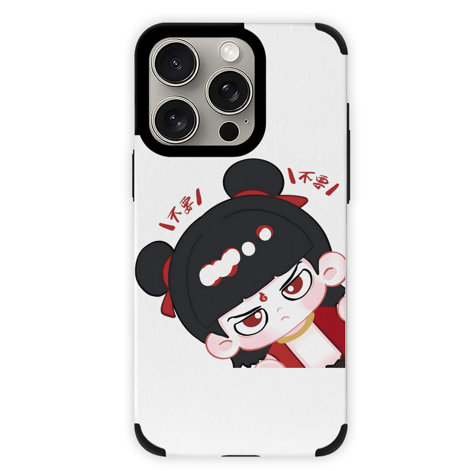 （画像用） Ne Zha 2 ナタ 魔童の大暴れ 【iPhone15ProMax対応】 PUレザー スマホケース 耐衝撃＆黄変防止