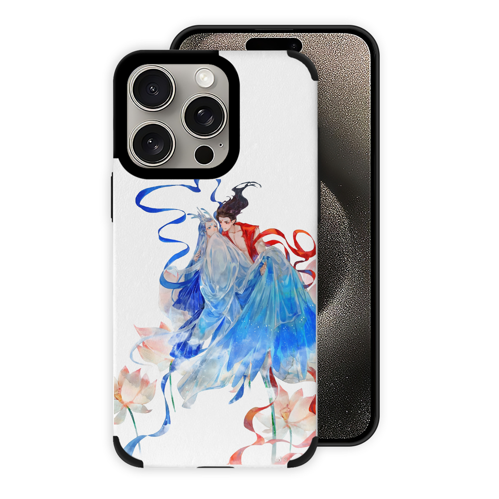 （画像用） Ne Zha 2 ナタ 魔童の大暴れ 【iPhone15ProMax対応】 PUレザー スマホケース 耐衝撃＆黄変防止