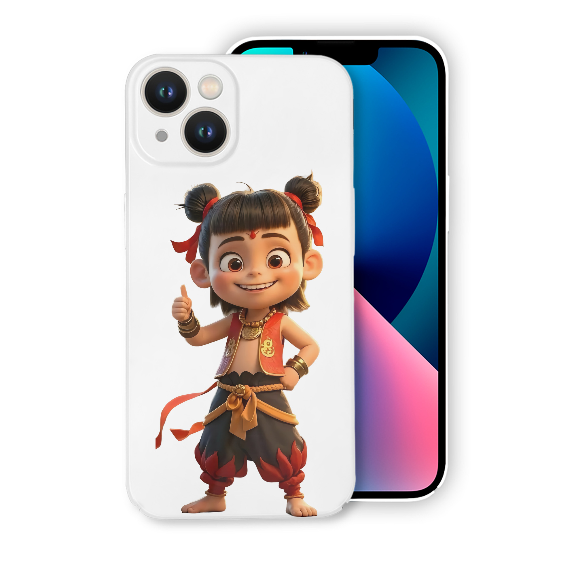 （画像用） Ne Zha 2 ナタ 魔童の大暴れ 【iPhone 14シリーズ対応】ハードケース