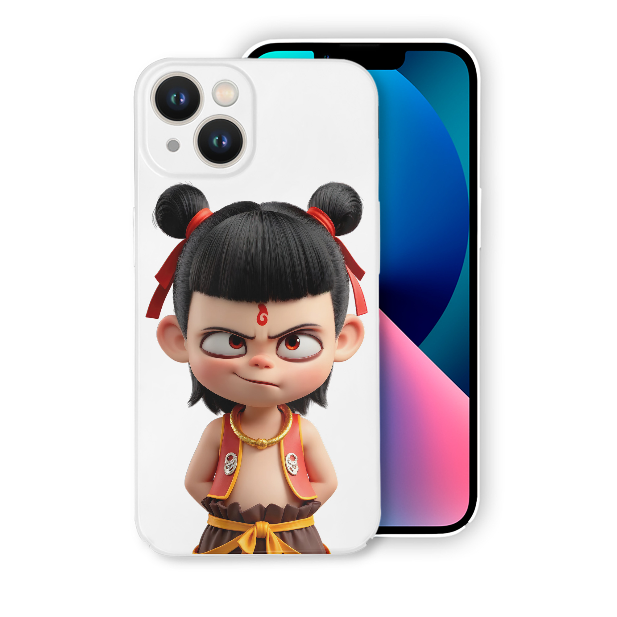 （画像用） Ne Zha 2 ナタ 魔童の大暴れ 【iPhone 14シリーズ対応】ハードケース