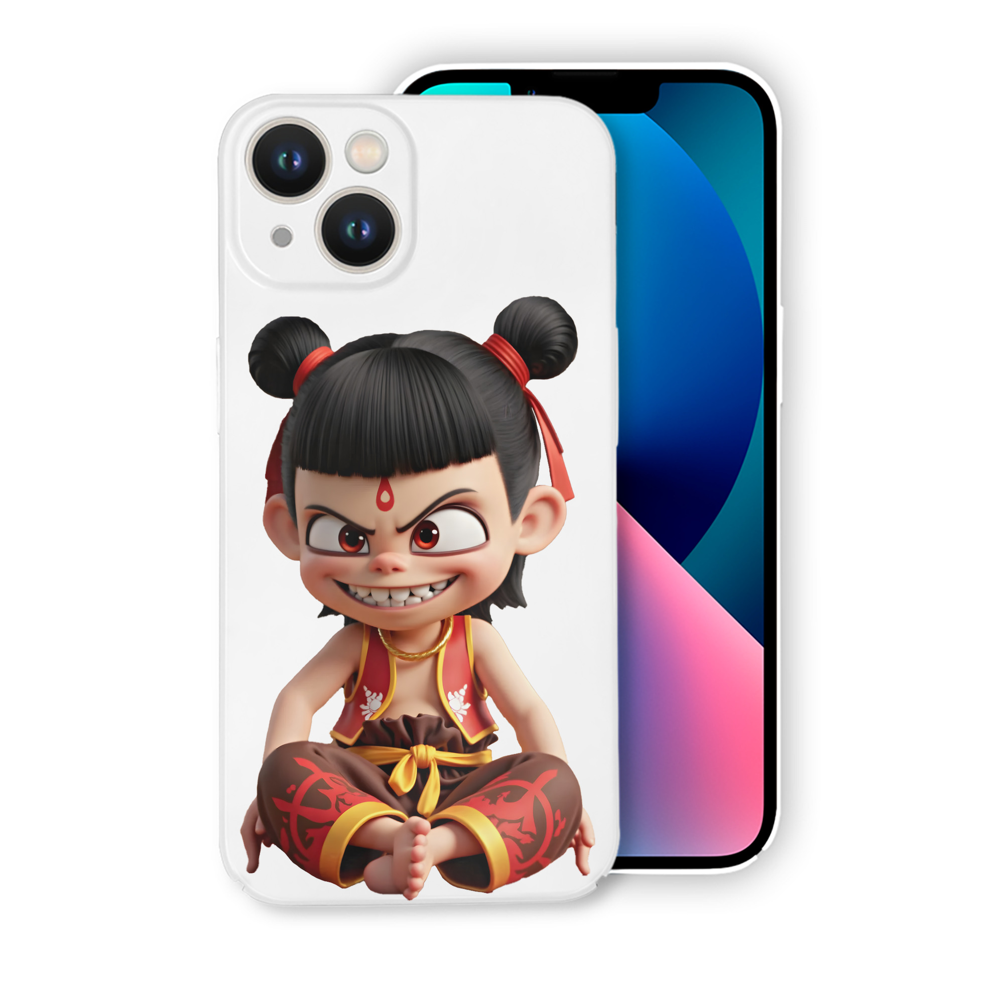 （画像用） Ne Zha 2 ナタ 魔童の大暴れ 【iPhone 14シリーズ対応】ハードケース