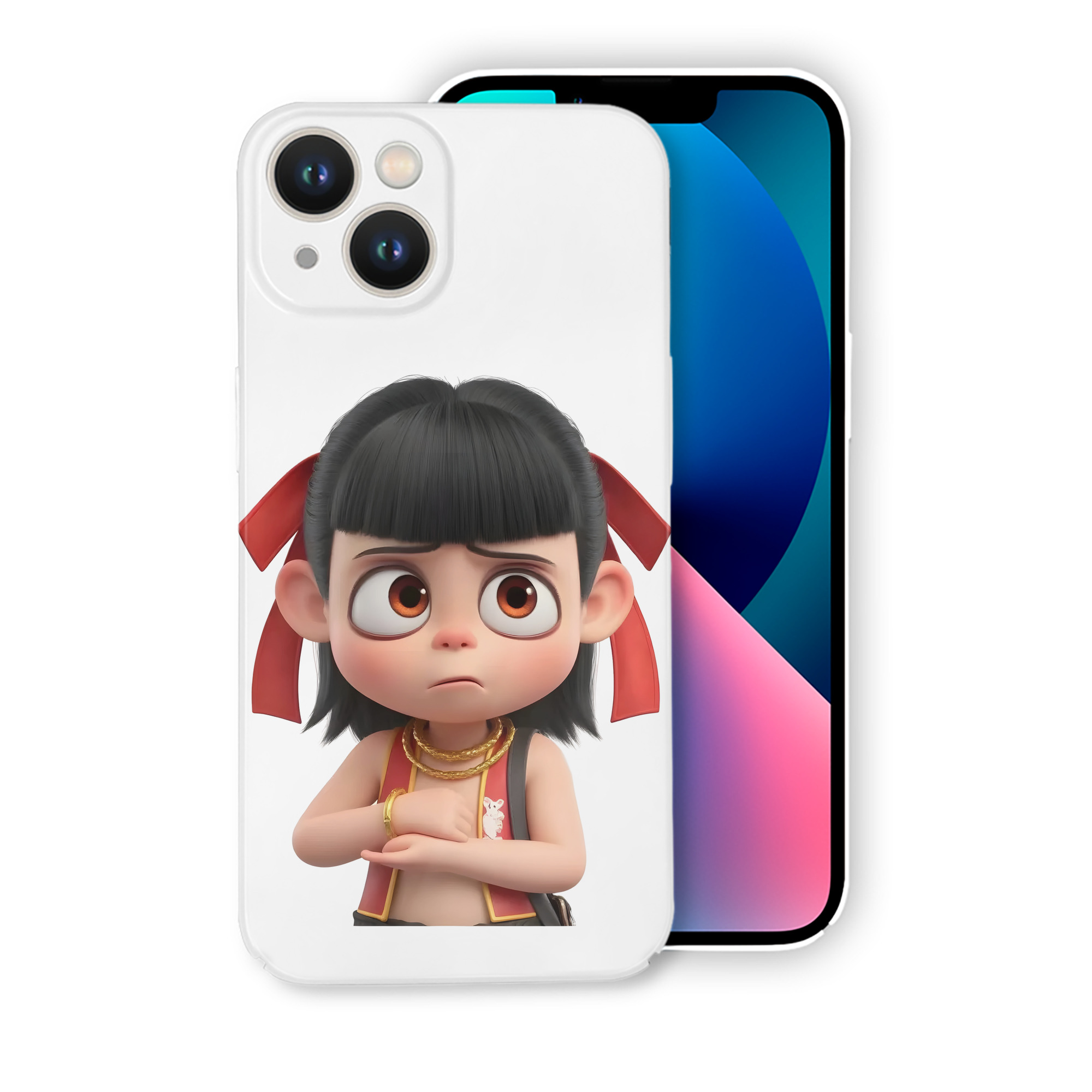（画像用） Ne Zha 2 ナタ 魔童の大暴れ 【iPhone 14シリーズ対応】ハードケース