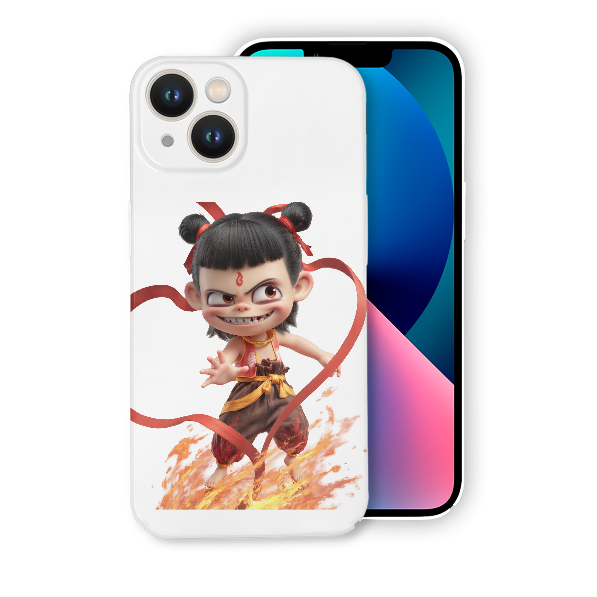 （画像用） Ne Zha 2 ナタ 魔童の大暴れ 【iPhone 14シリーズ対応】ハードケース