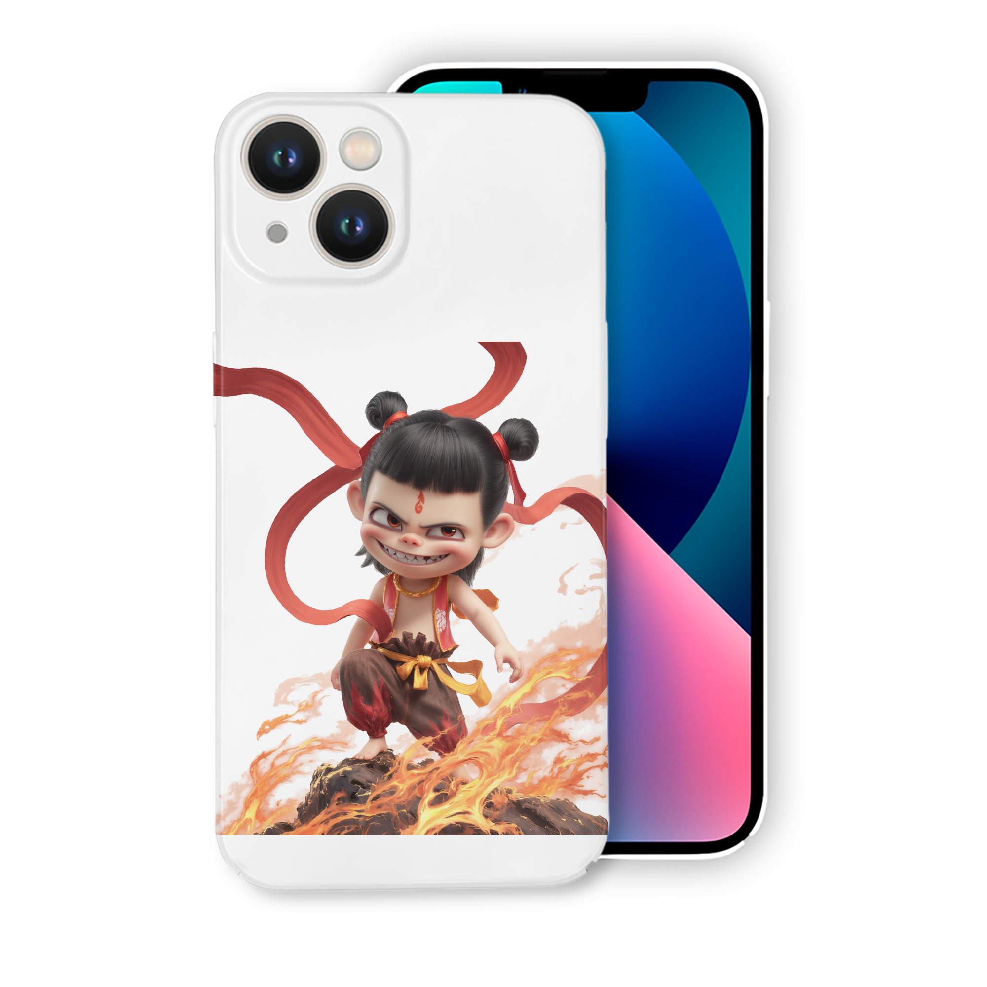 （画像用） Ne Zha 2 ナタ 魔童の大暴れ 【iPhone 14シリーズ対応】ハードケース