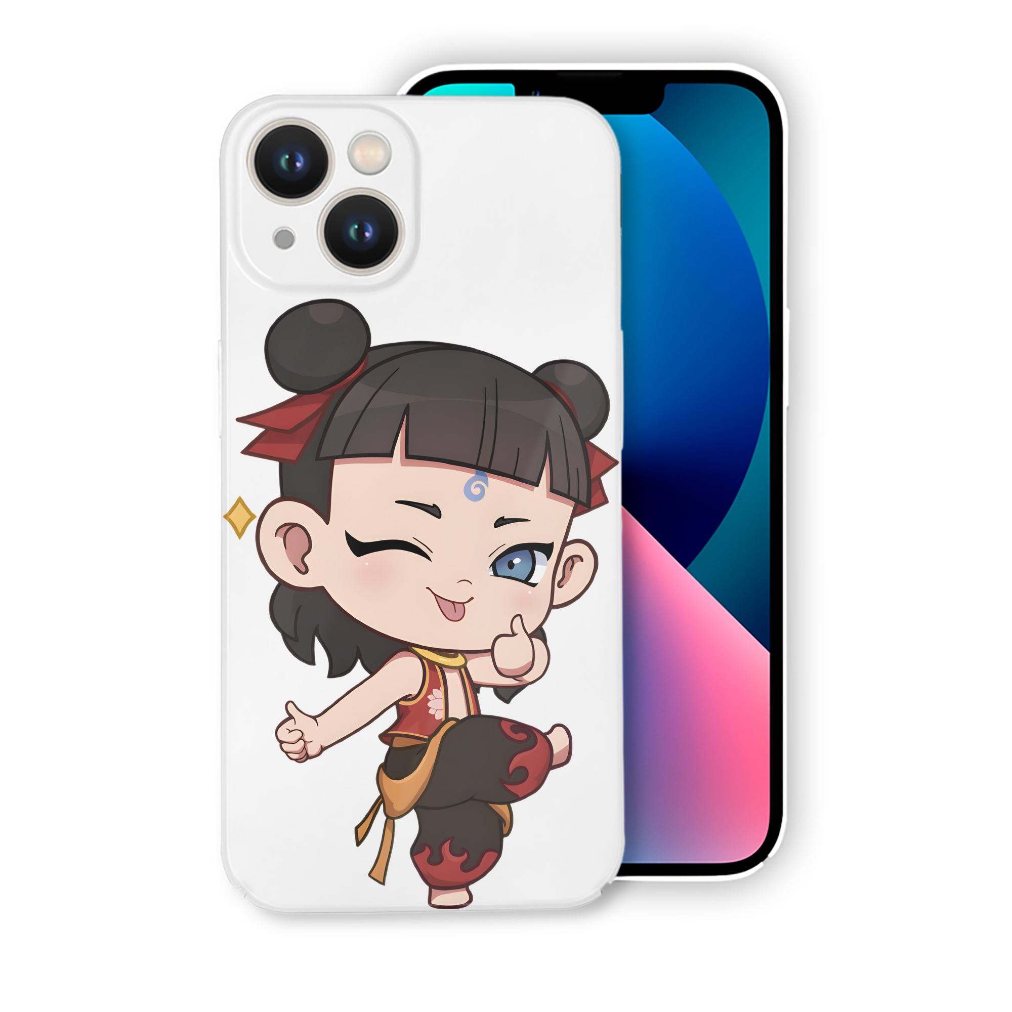 （画像用） Ne Zha 2 ナタ 魔童の大暴れ 【iPhone 14シリーズ対応】ハードケース