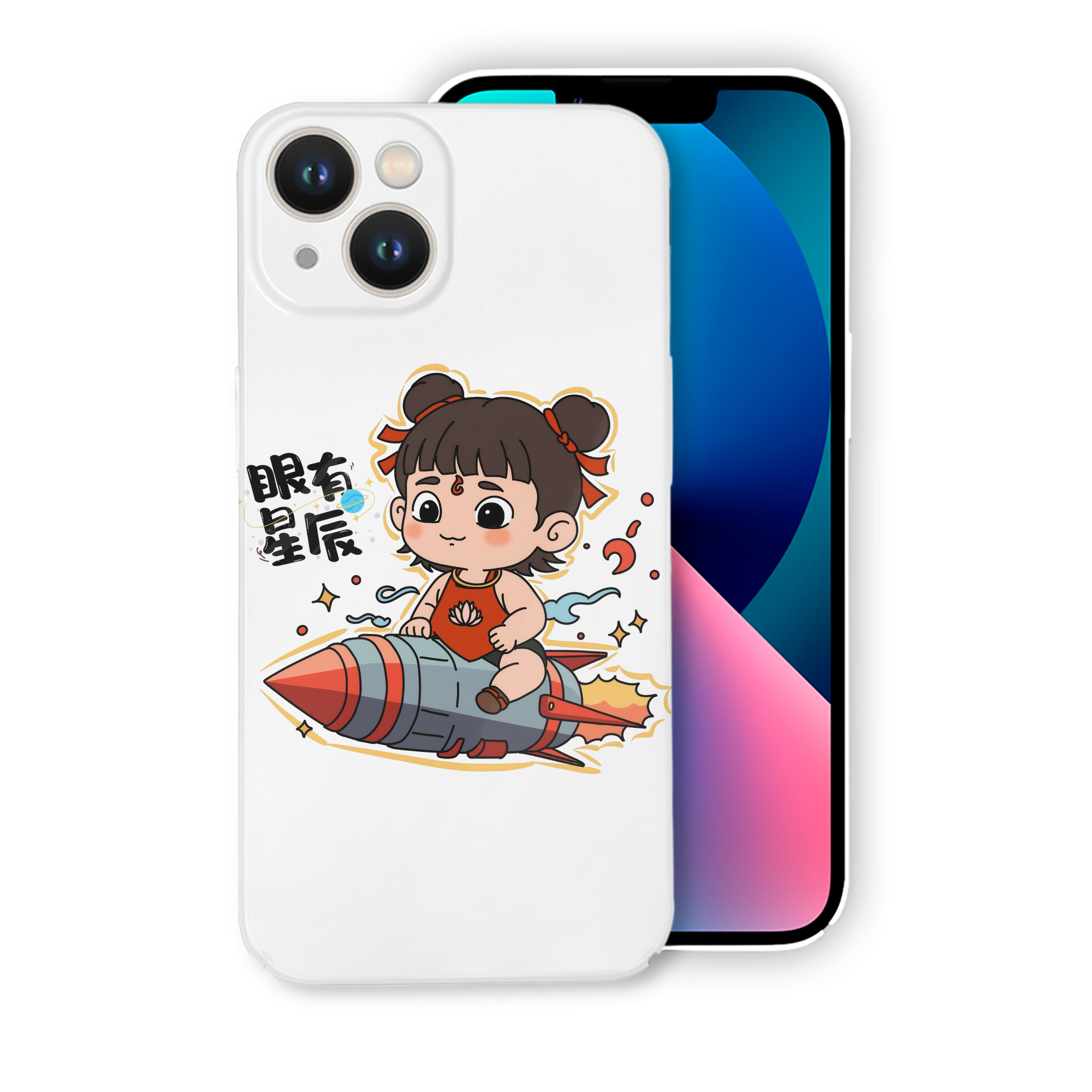 （画像用） Ne Zha 2 ナタ 魔童の大暴れ 【iPhone 14シリーズ対応】ハードケース