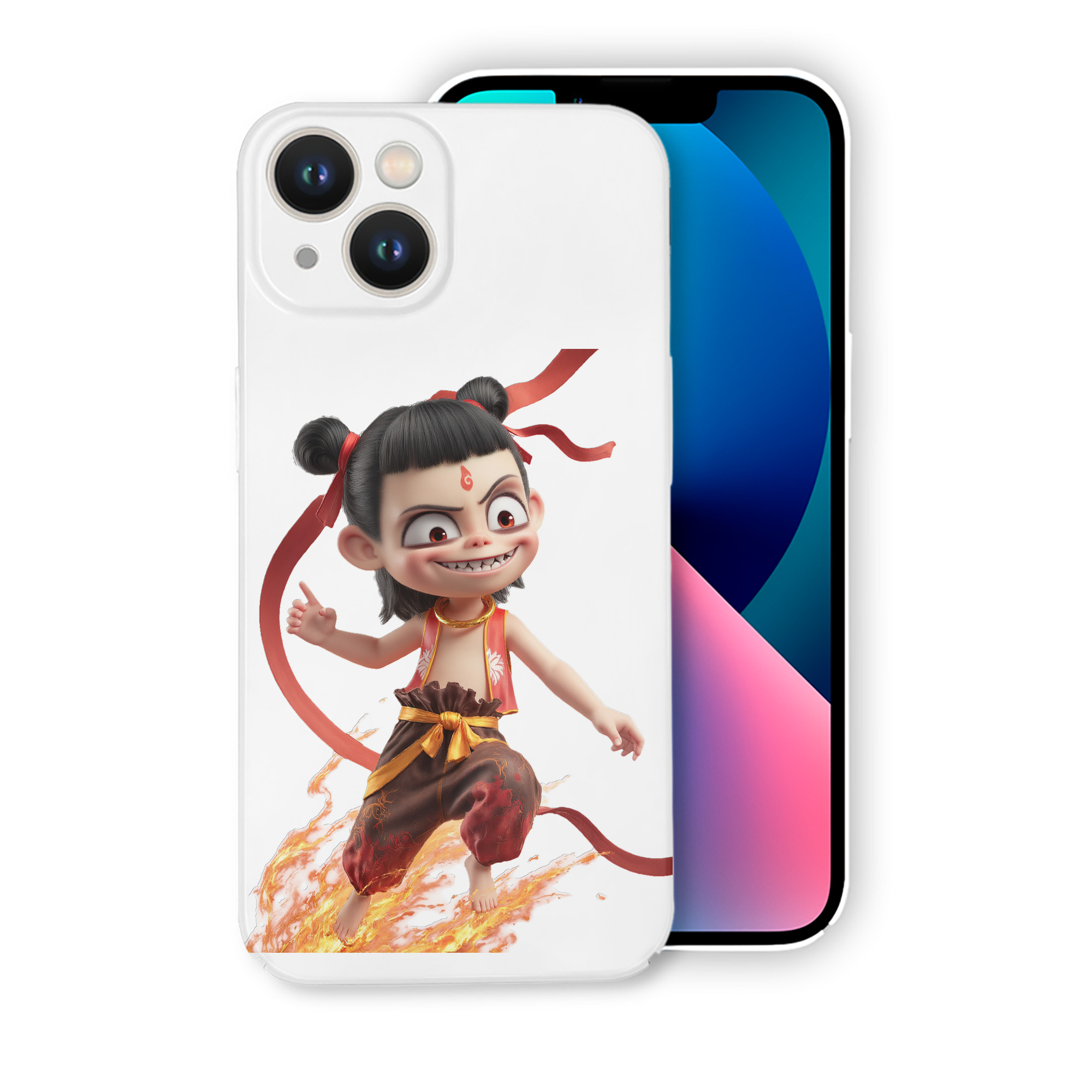 （画像用） Ne Zha 2 ナタ 魔童の大暴れ 【iPhone 14シリーズ対応】ハードケース