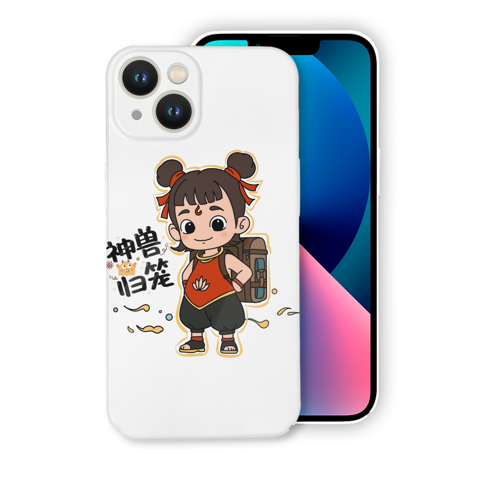 （画像用） Ne Zha 2 ナタ 魔童の大暴れ 【iPhone 14シリーズ対応】ハードケース