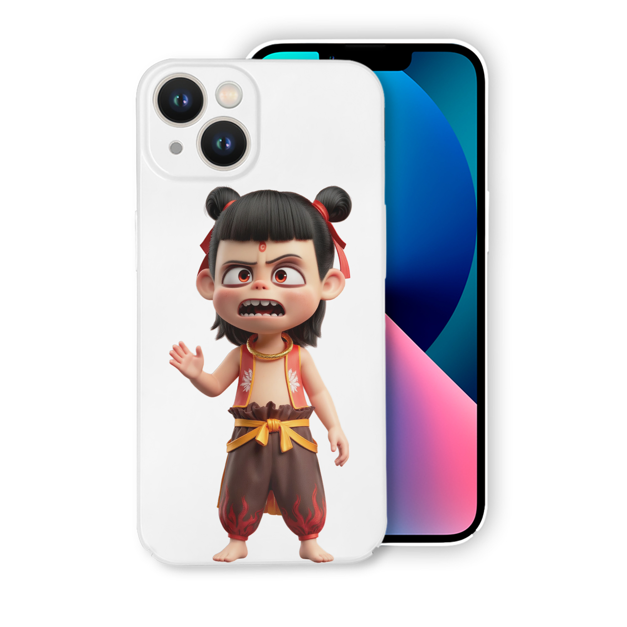 （画像用） Ne Zha 2 ナタ 魔童の大暴れ 【iPhone 14シリーズ対応】ハードケース