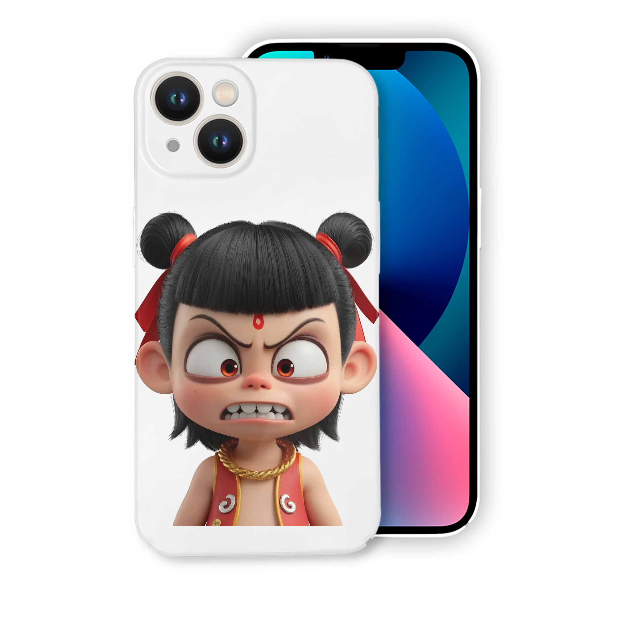 （画像用） Ne Zha 2 ナタ 魔童の大暴れ 【iPhone 14シリーズ対応】ハードケース