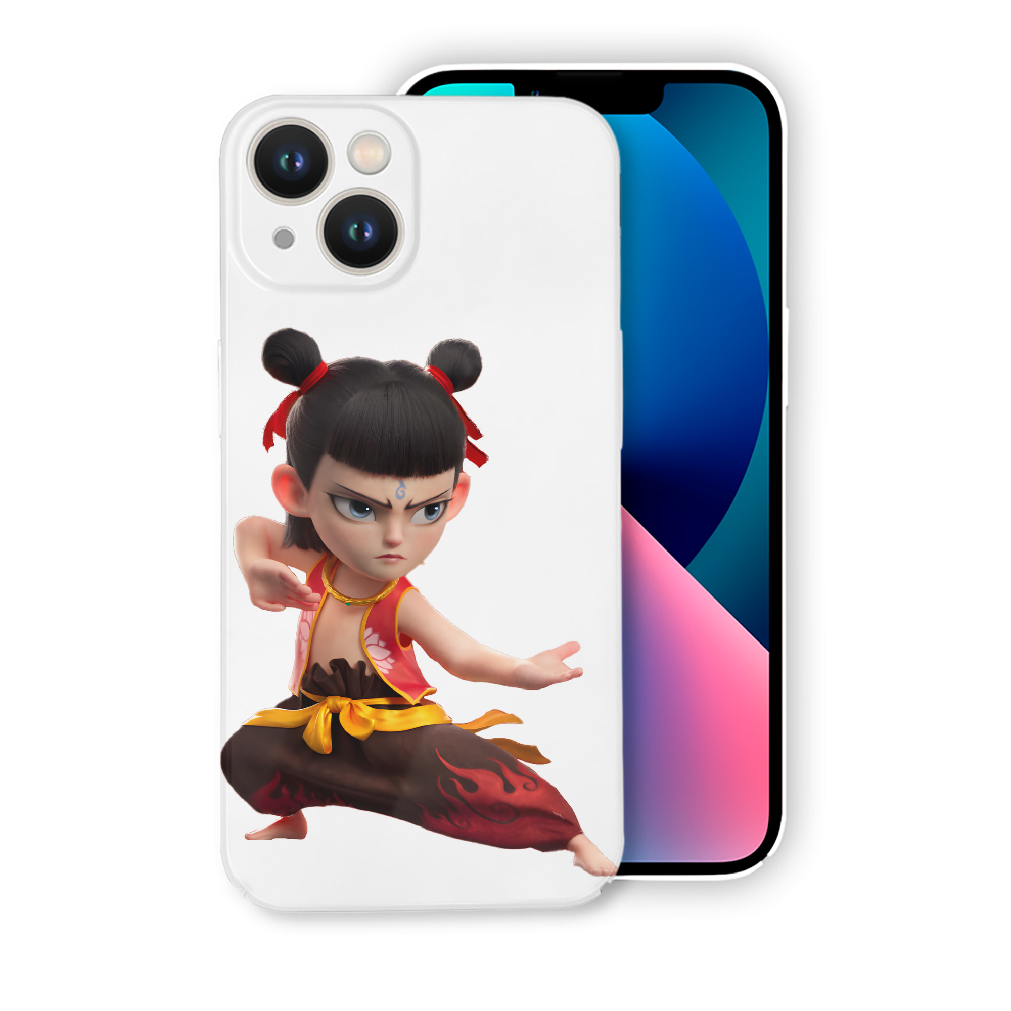 （画像用） Ne Zha 2 ナタ 魔童の大暴れ 【iPhone 14シリーズ対応】ハードケース