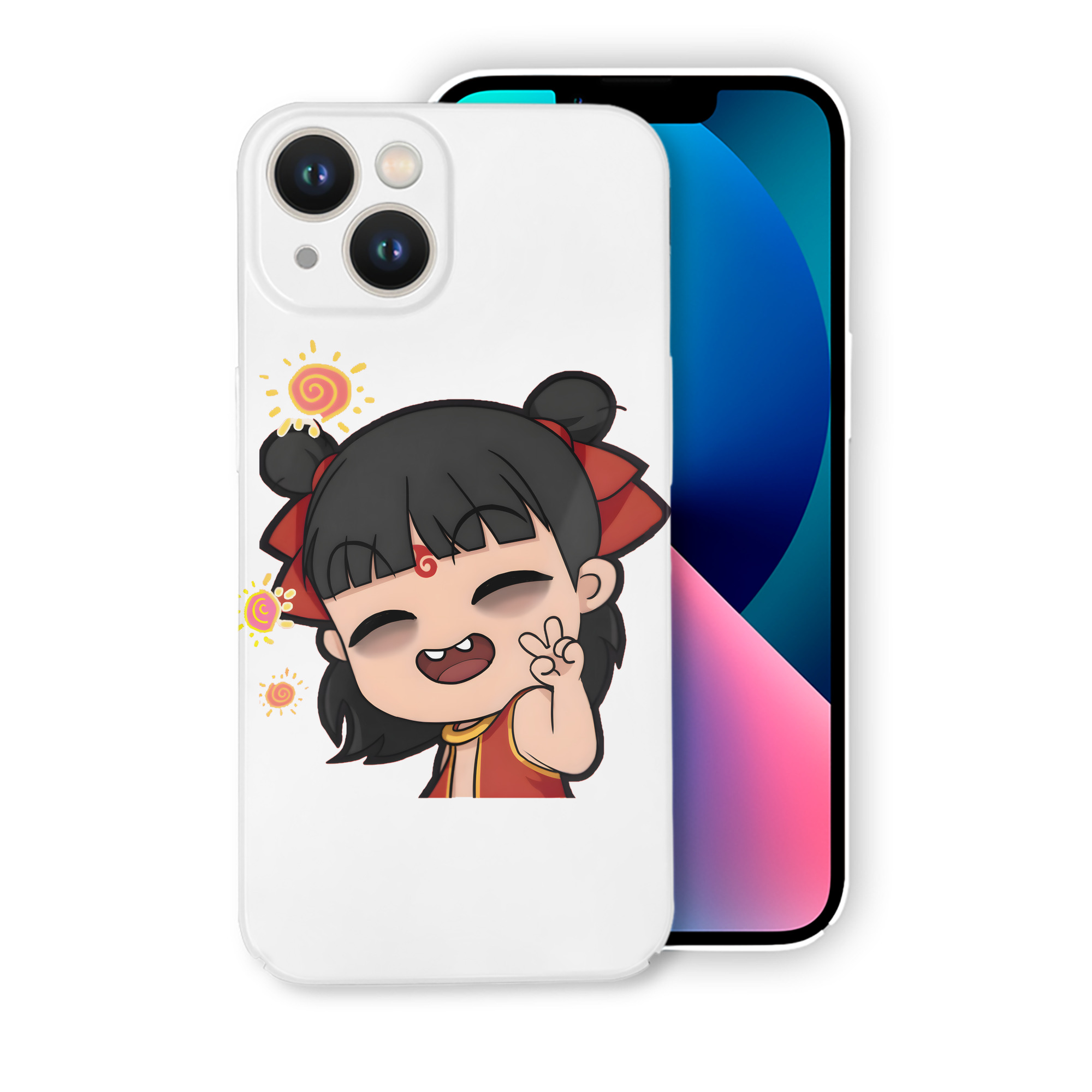 （画像用） Ne Zha 2 ナタ 魔童の大暴れ 【iPhone 14シリーズ対応】ハードケース