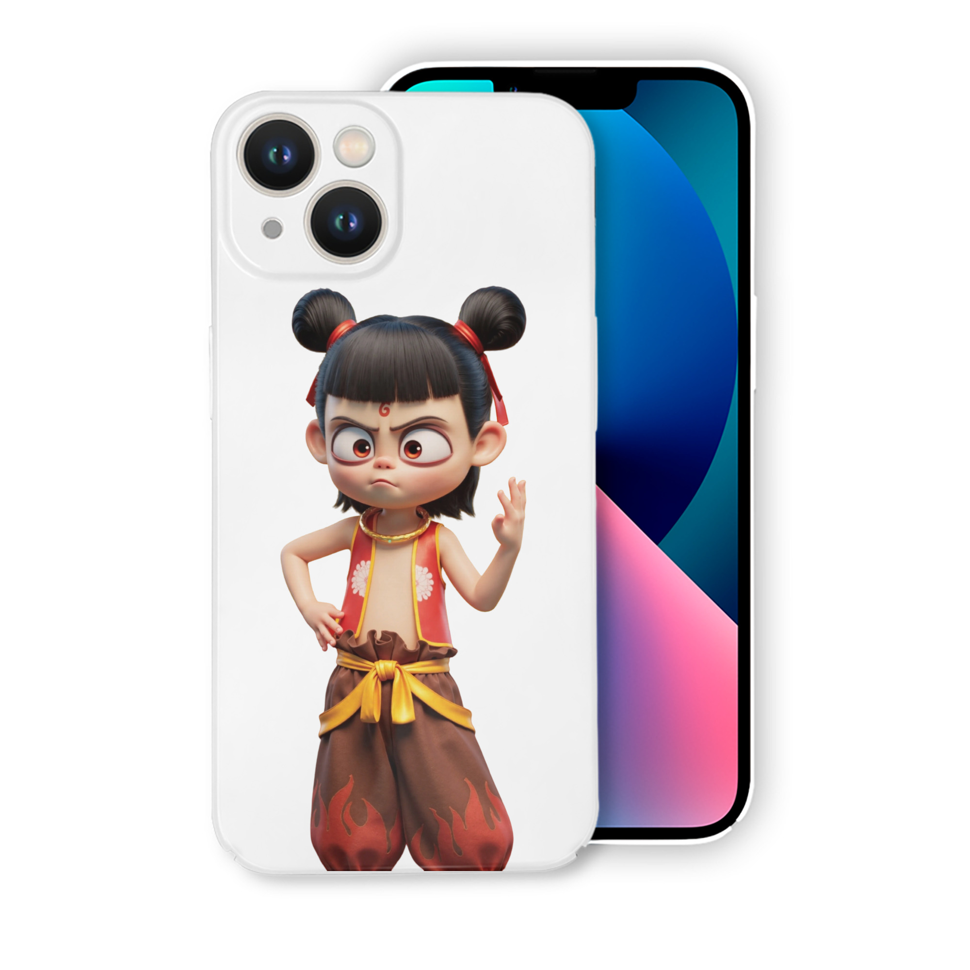 （画像用） Ne Zha 2 ナタ 魔童の大暴れ 【iPhone 14シリーズ対応】ハードケース
