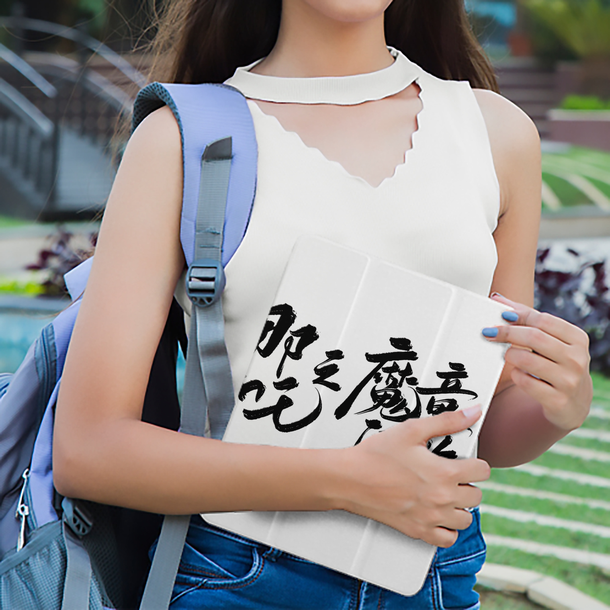 Ne Zha 2 ナタ 魔童の大暴れ IPad ケース ペン収納付き 三つ折りスタンド PUレザー×シリコン 対応機種9.5/10.5/10.9インチ