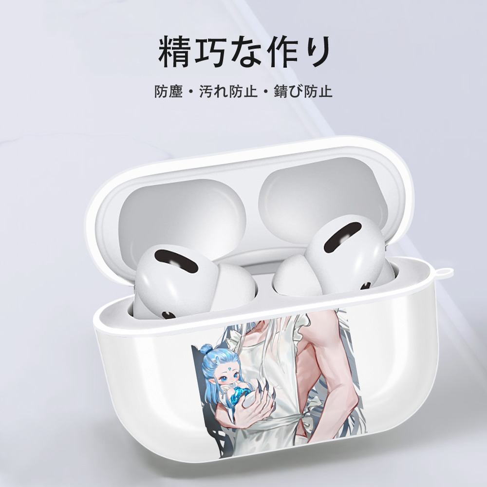 Ne Zha 2 ナタ 魔童の大暴れ 【AirPods Pro用】ハードシェル保護ケース 耐衝撃・防指紋・カラビナ付き商品仕様