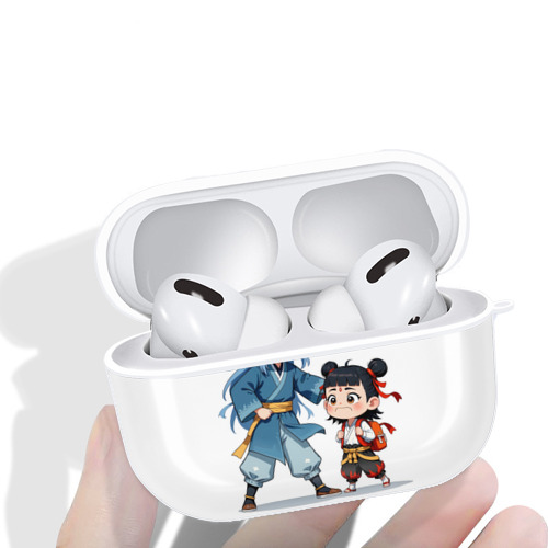 Ne Zha 2 ナタ 魔童の大暴れ 【AirPods Pro用】ハードシェル保護ケース 耐衝撃・防指紋・カラビナ付き商品仕様