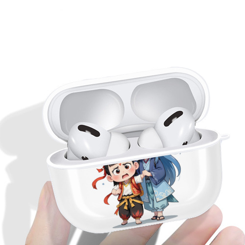 Ne Zha 2 ナタ 魔童の大暴れ 【AirPods Pro用】ハードシェル保護ケース 耐衝撃・防指紋・カラビナ付き商品仕様